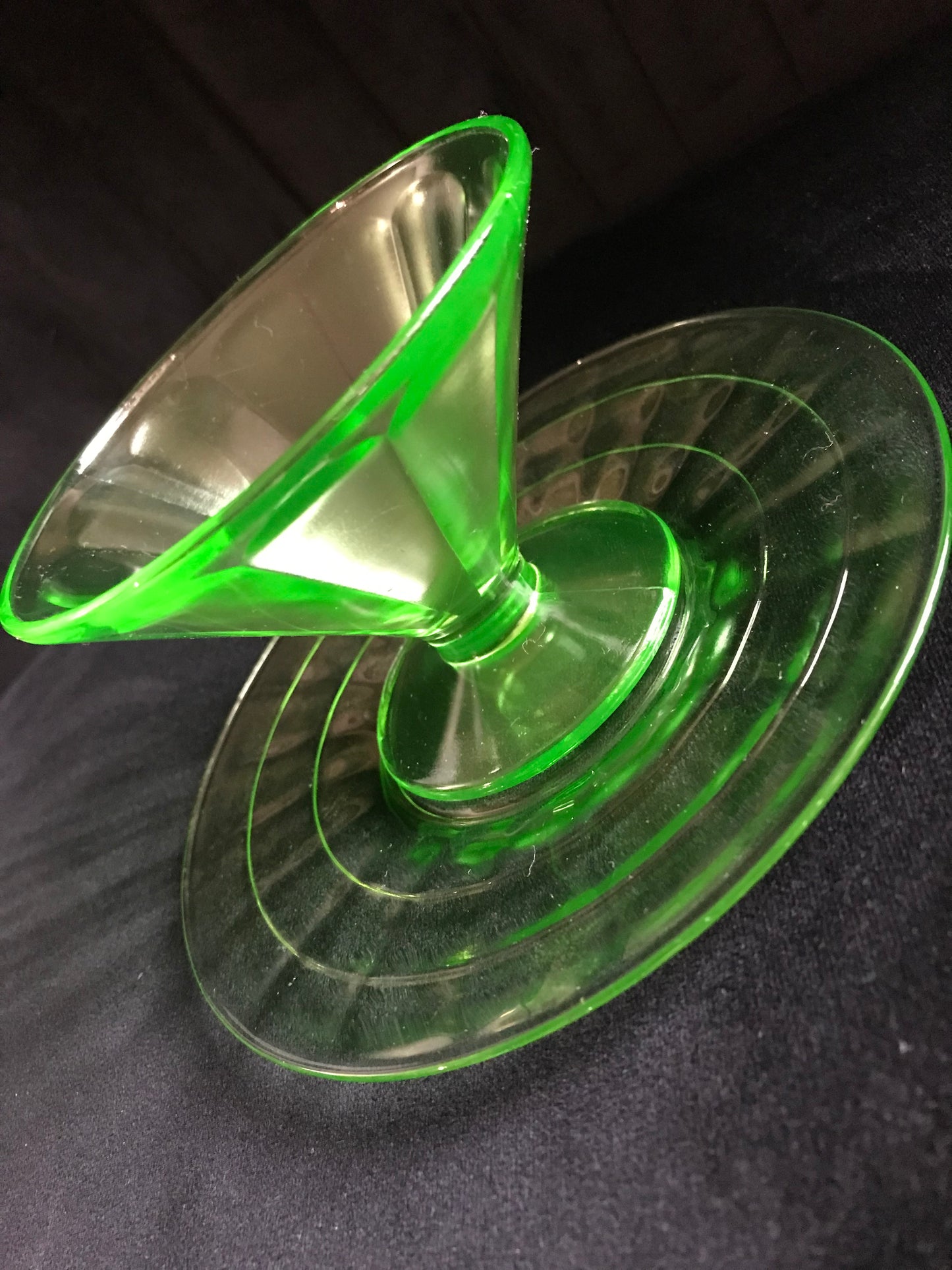 Hazel Atlas Sorbet Dish & Saucer Set