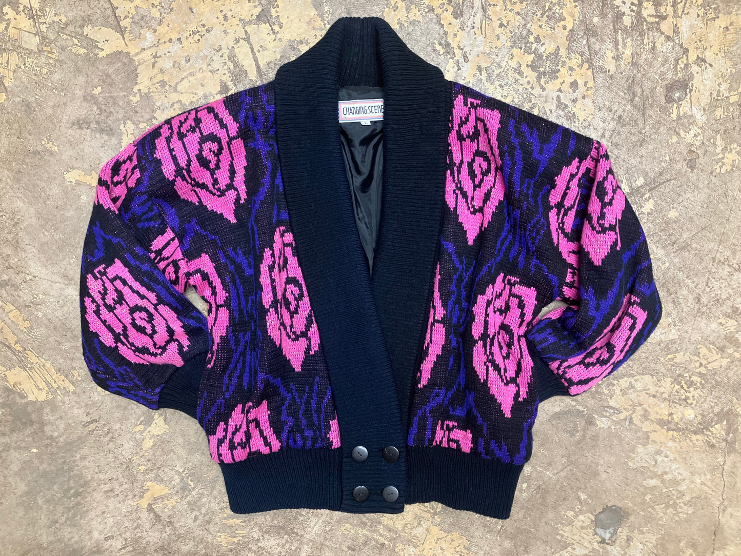 Changing Scene Floral Cardigan Sweater