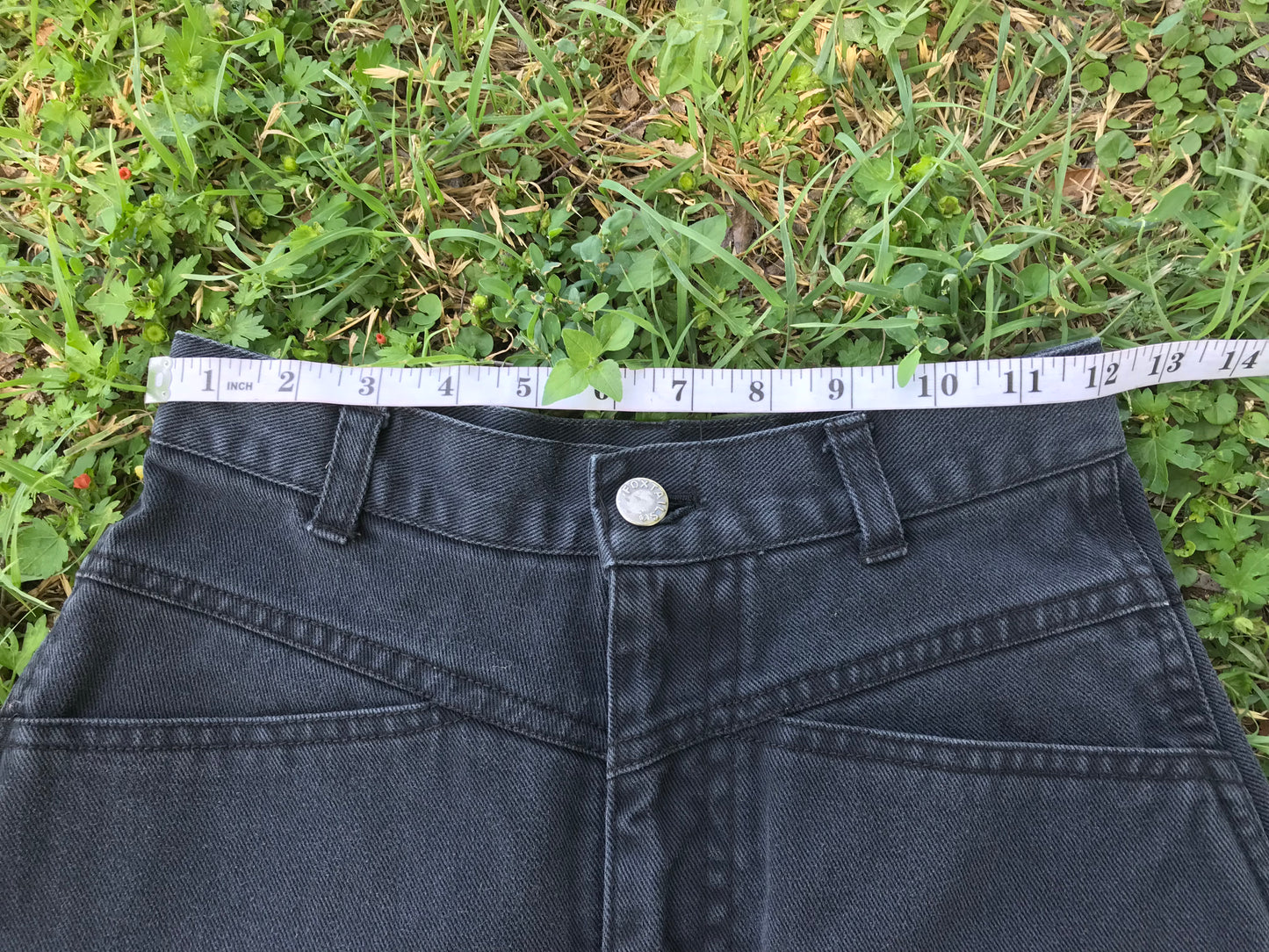 Foxtails Denim Skirt