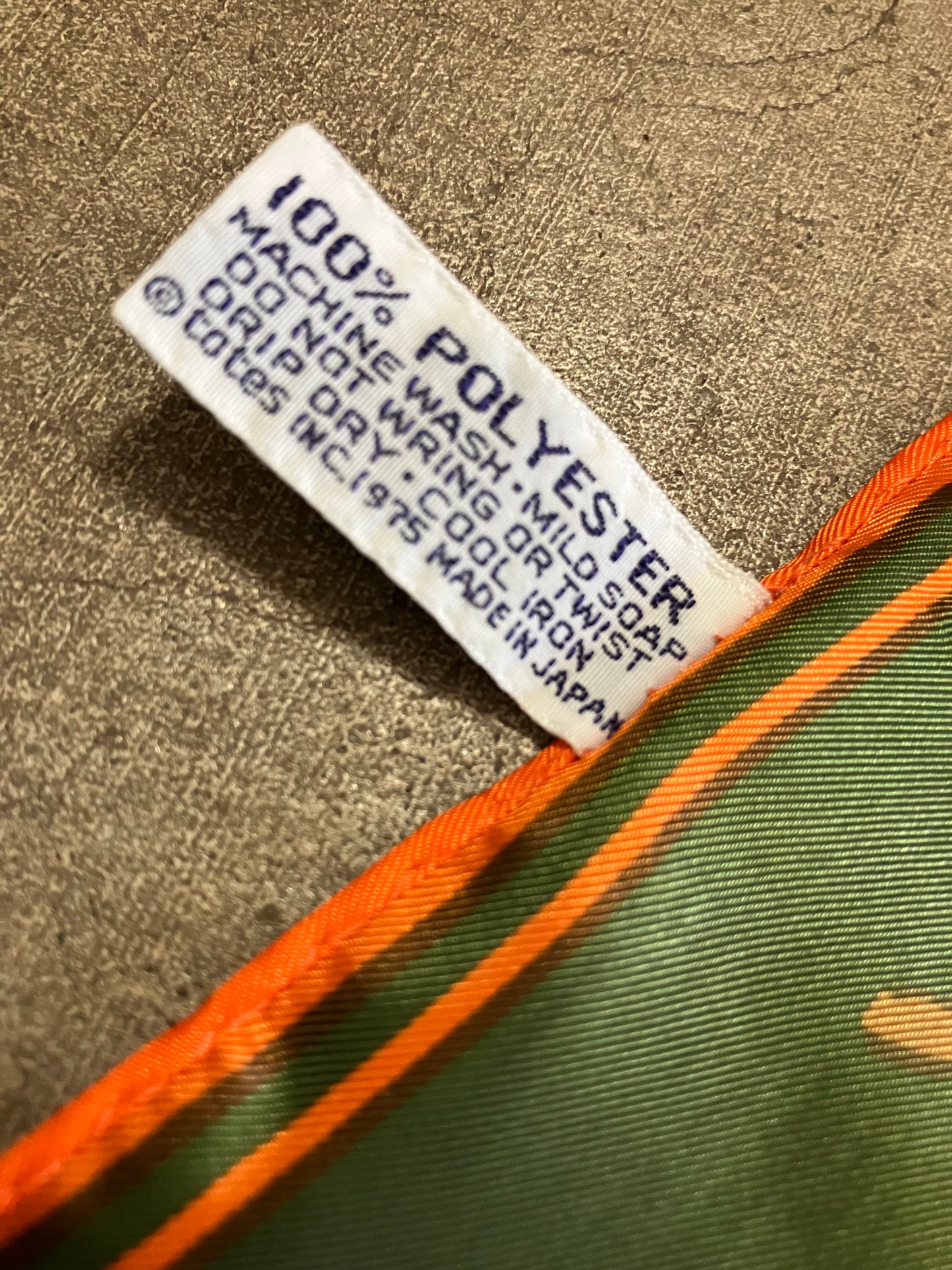 1970's Floral Rain Scarf