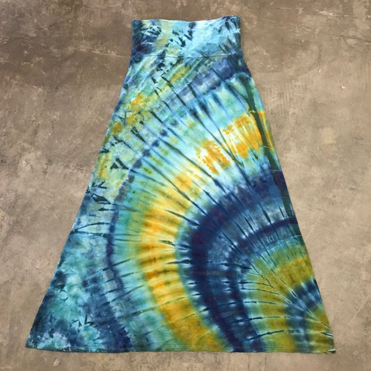 A Touch Of The Blues Maxi Skirt