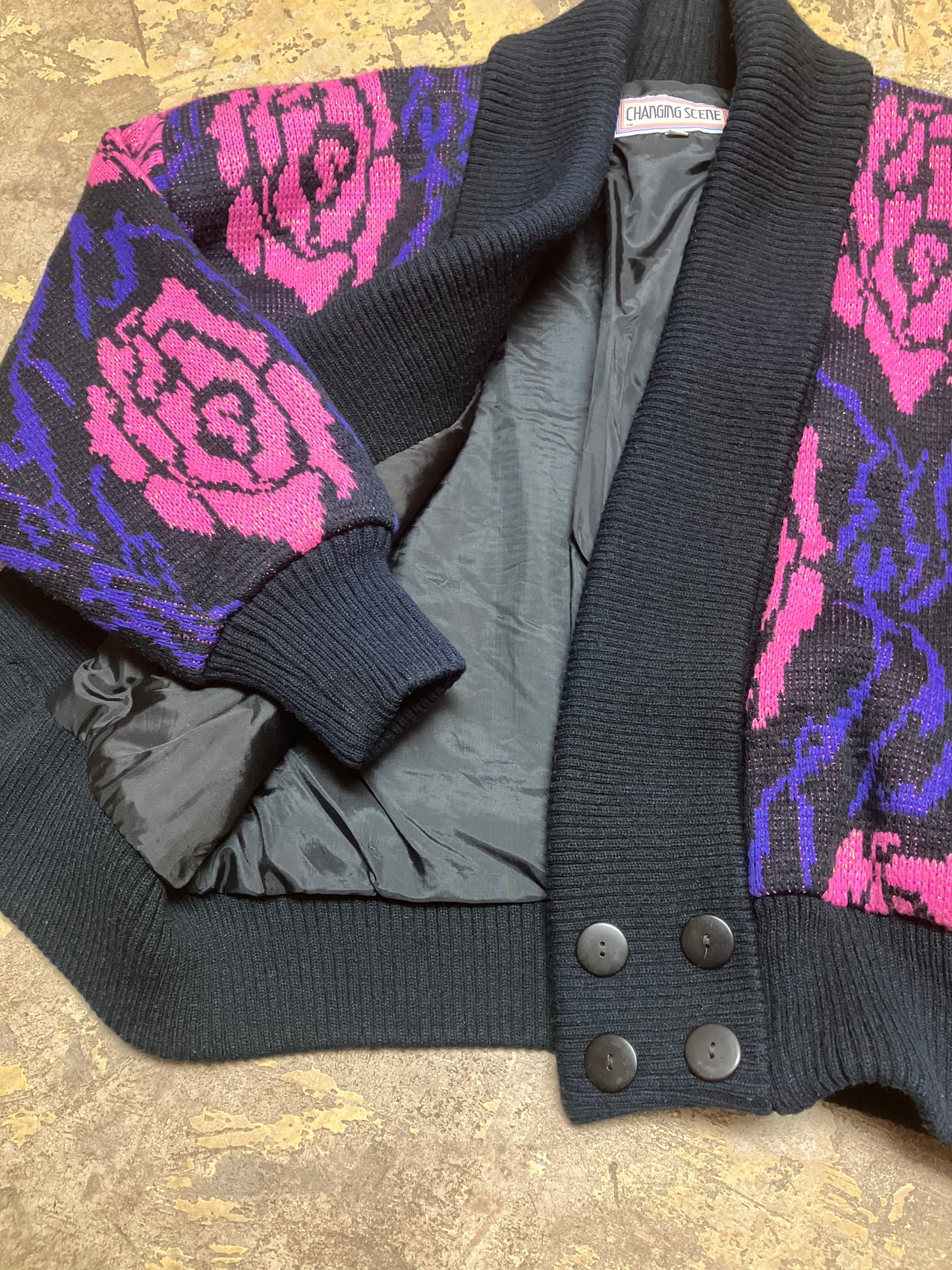 Changing Scene Floral Cardigan Sweater