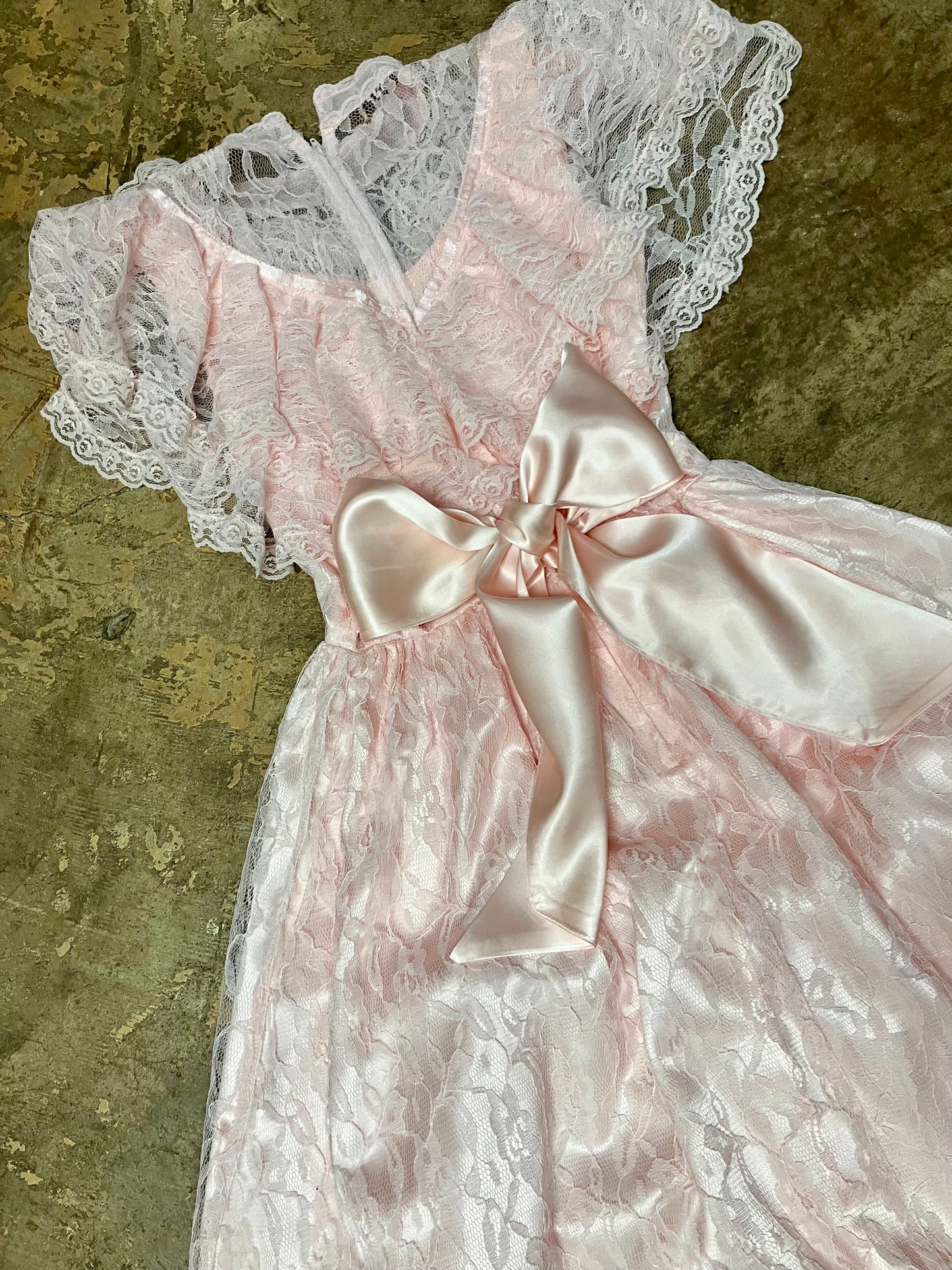 Pink Lace Prairie Princess Dress