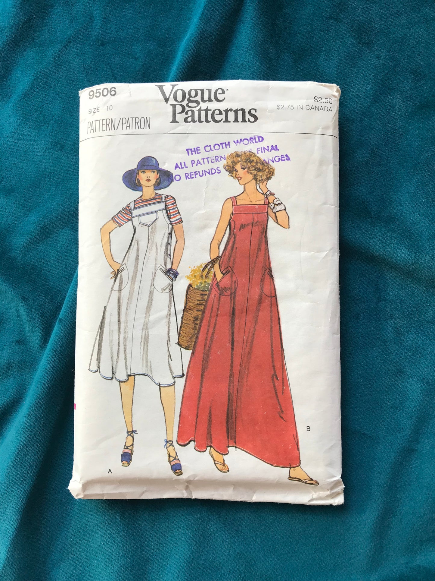 Vogue 9506 70’s Tent Dress