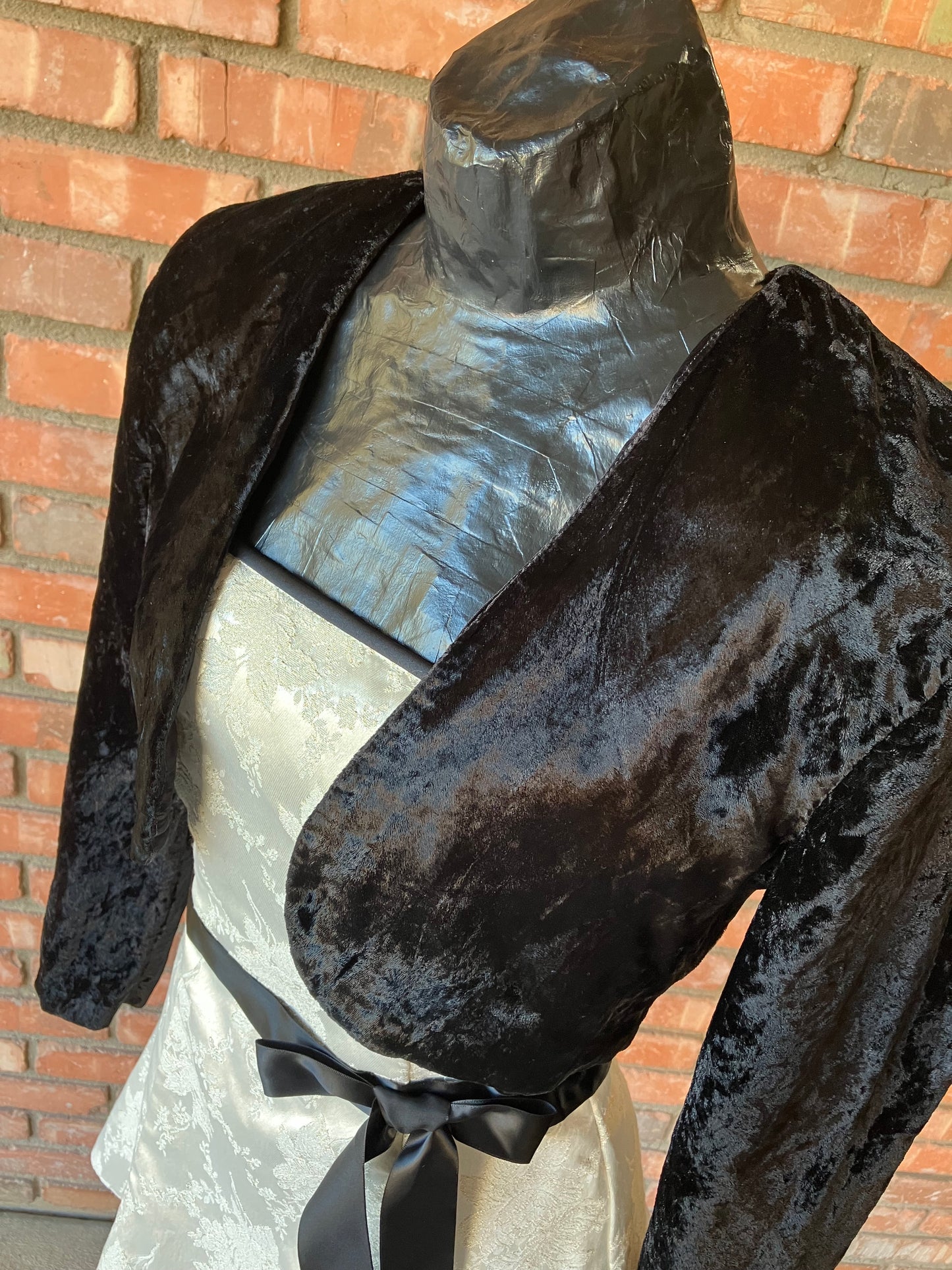 Crushed Velvet Bolero Jacket by Scott McClintock