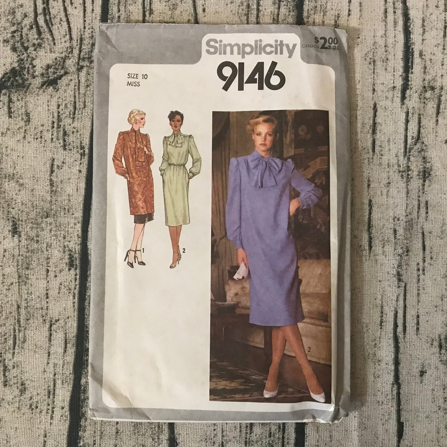 Simplicity 9146 Misses' Dress or Tunic and Underskirt