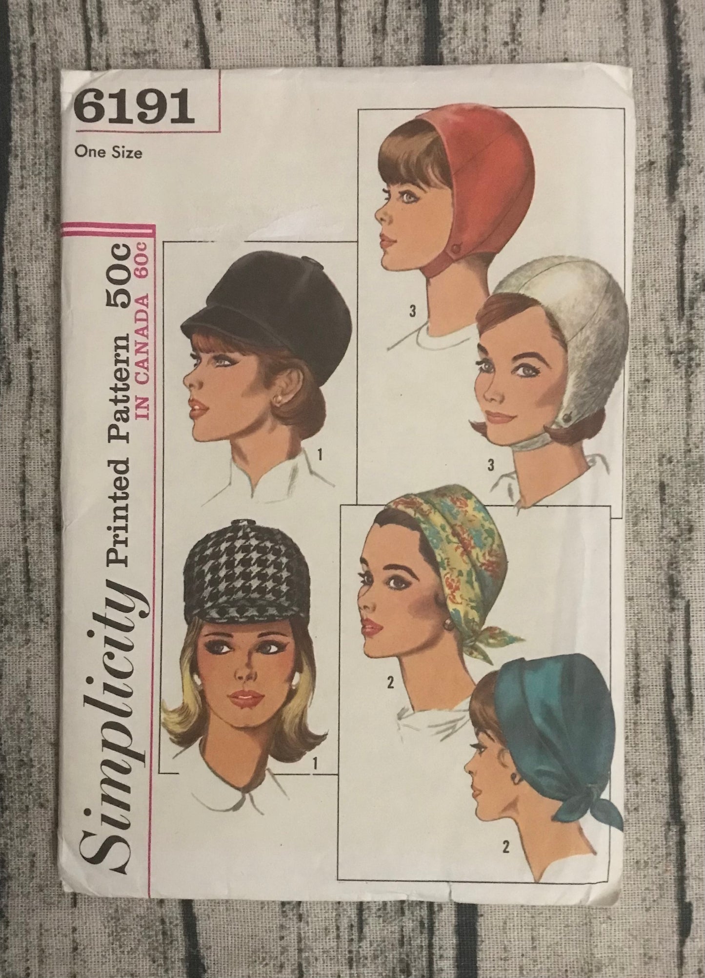 Simplicity 6191 Jockey Hat, Helmet or Soft Hat Pattern