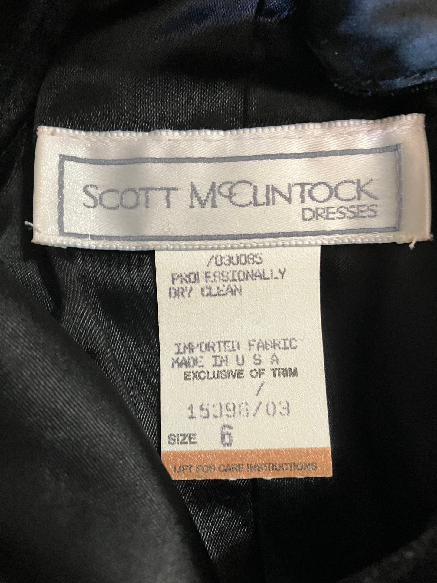 Polka Dots & Puff Sleeves Scott McClintock Party Dress