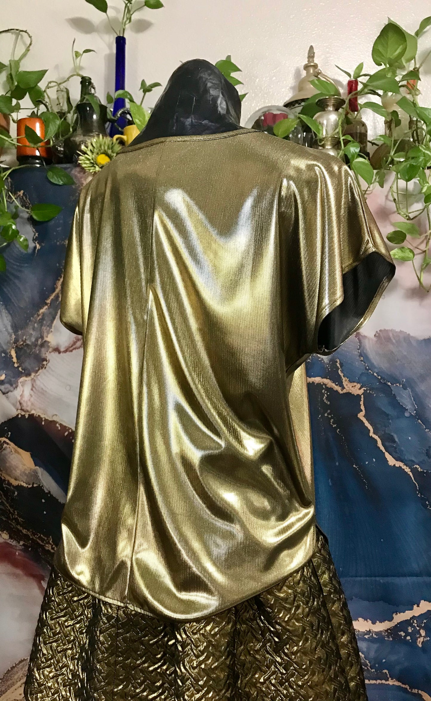 Stay Golden Sheath Top