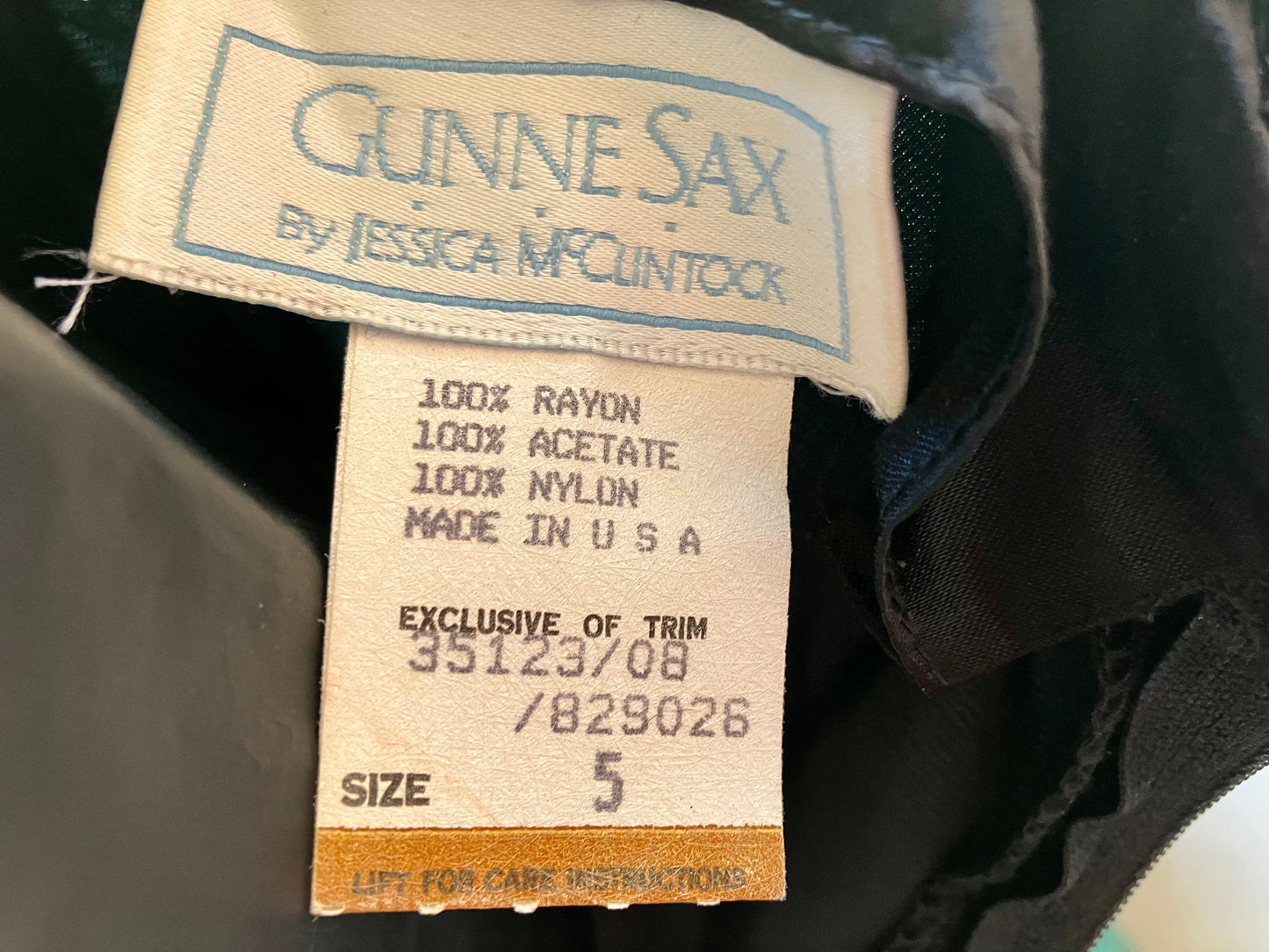 1980's Emerald Green Satin Gunne Sax Cocktail Dress