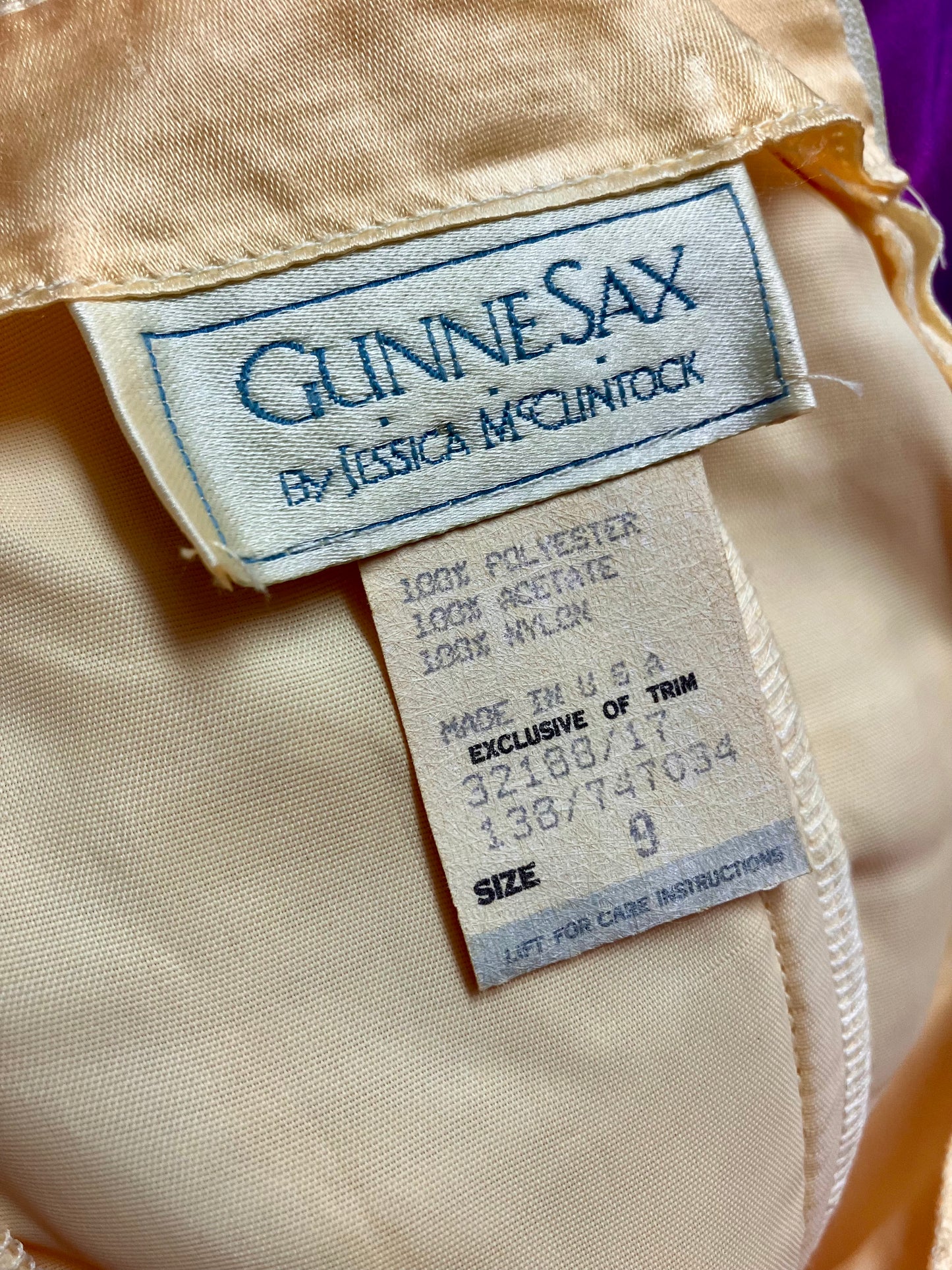 Glow Like a Goddess 80’s Gunne Sax Strapless Gown