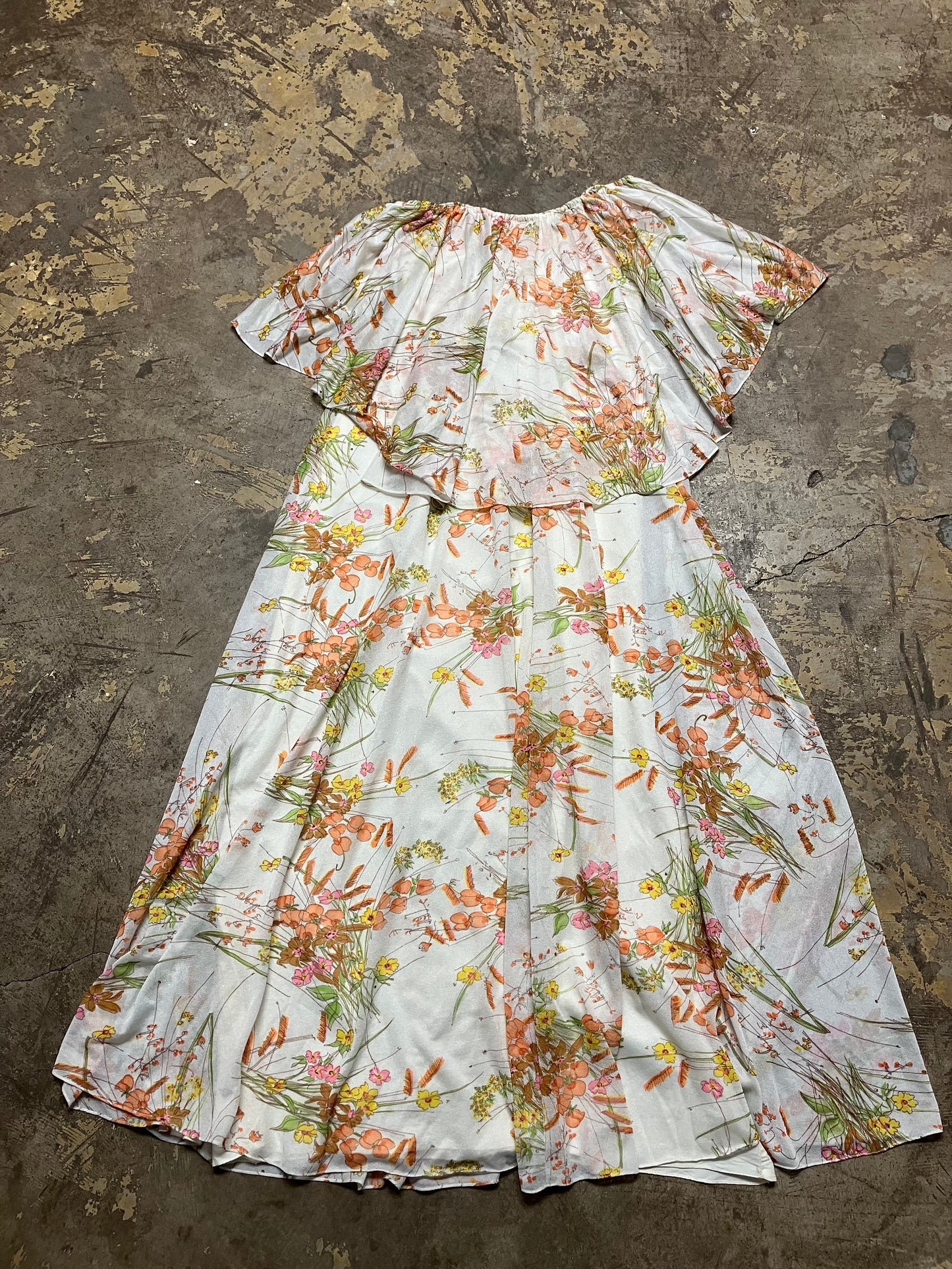 Off the Shoulder 70’s Maxi