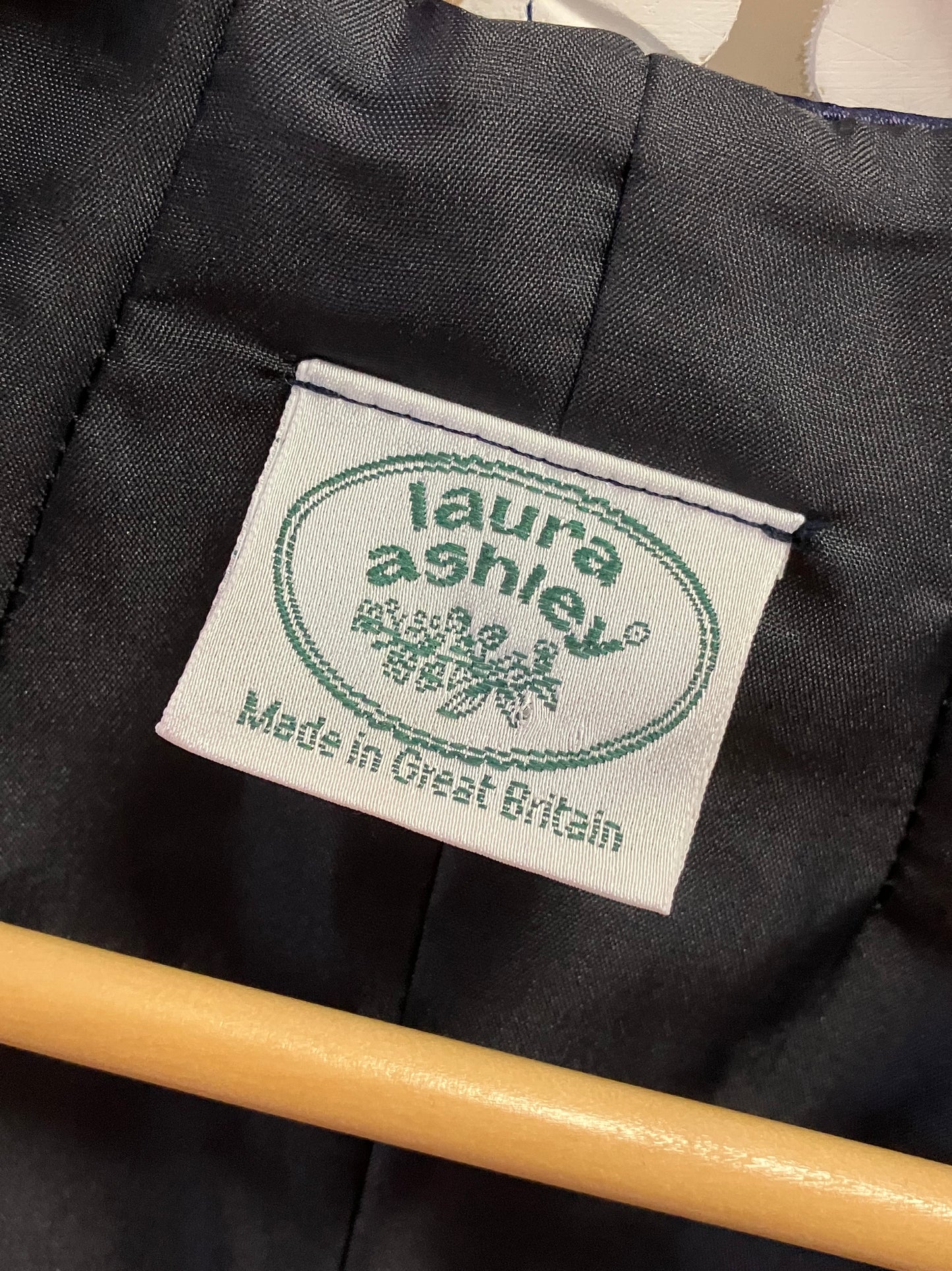 Midnight Blue Velvet Cottagecore Maxi Dress by Laura Ashley