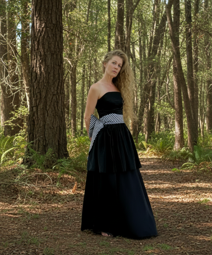 80's Couture Gunne Sax Gown