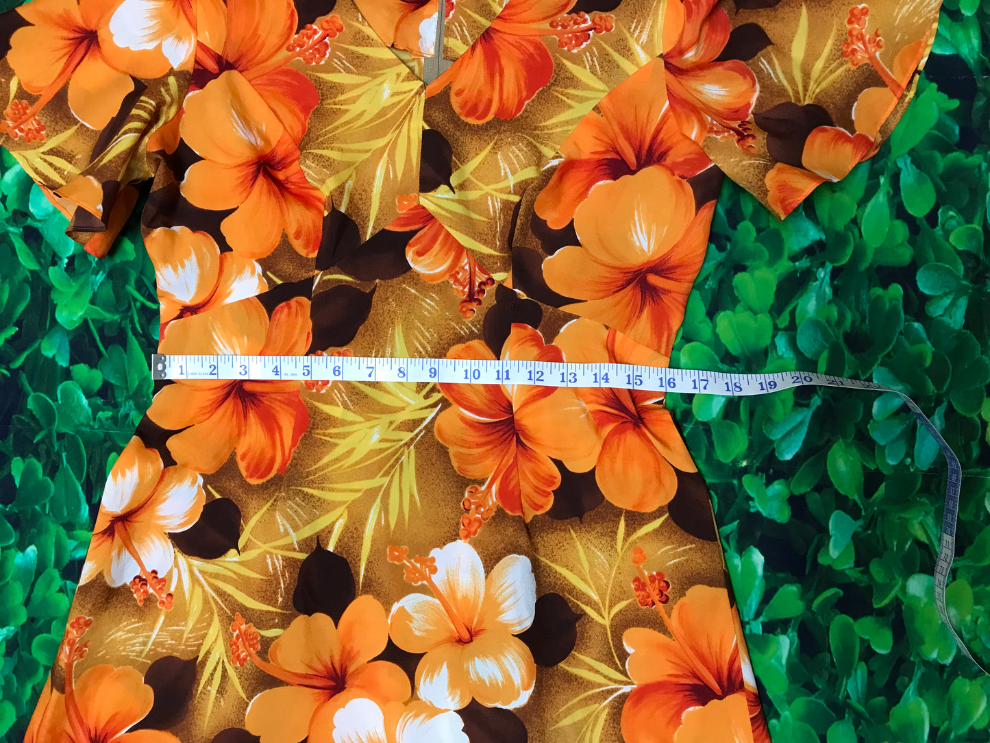 Hottie in Hibiscus Hawaiian Dress