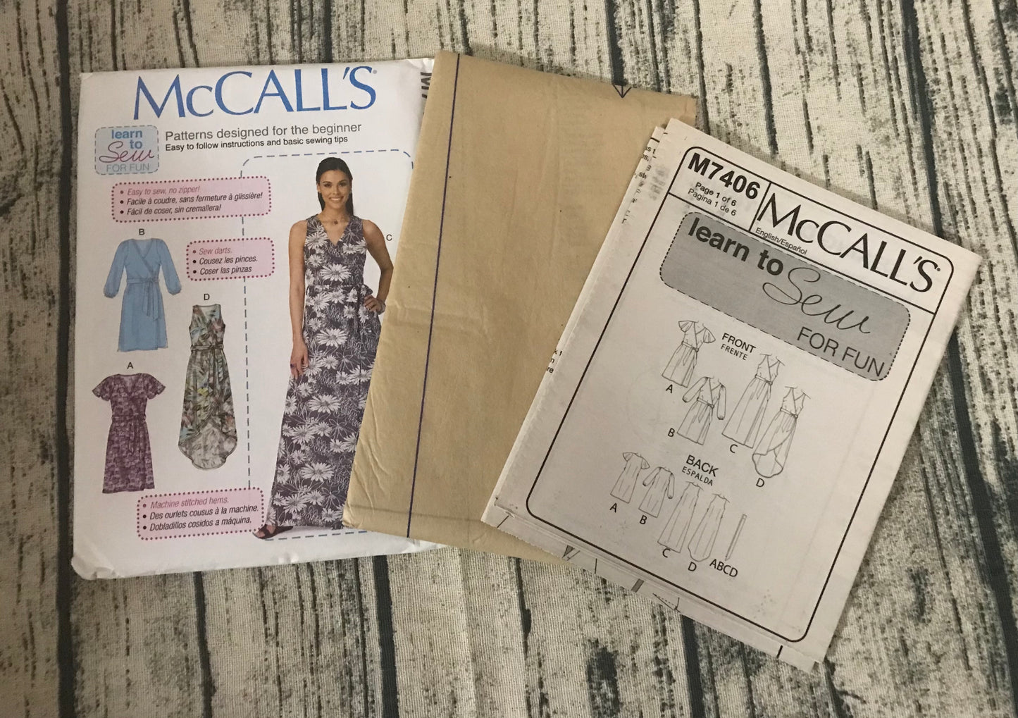 McCall's M7406 Modern Maxi or Midi Dress