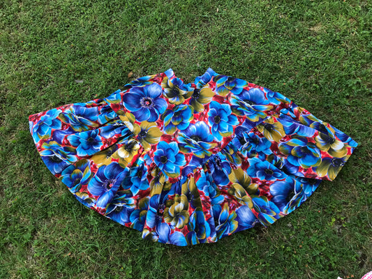 Pansy Perfection Square Dancing Skirt