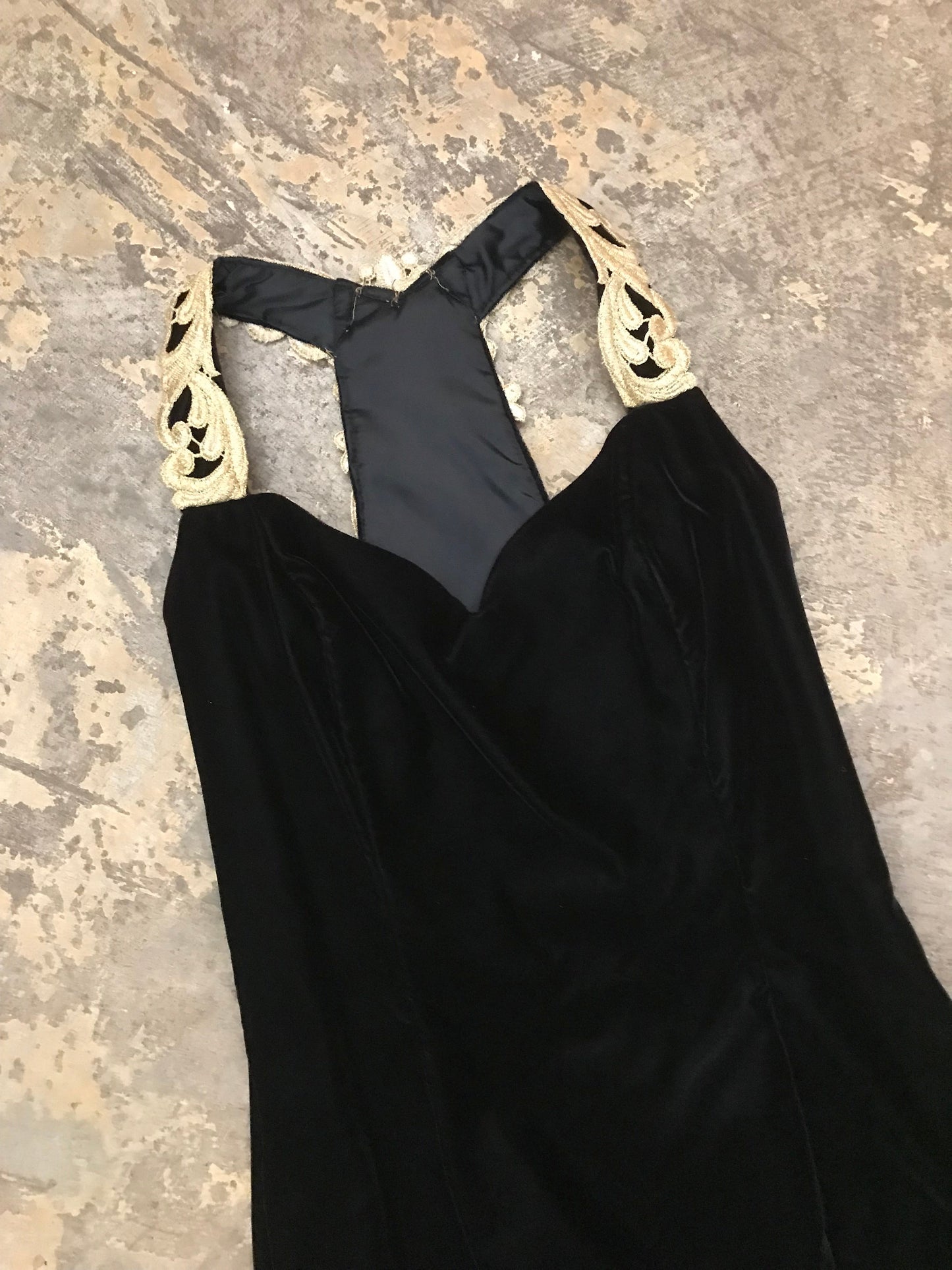 Glam in Gold Evening Gown by Scott McClintock