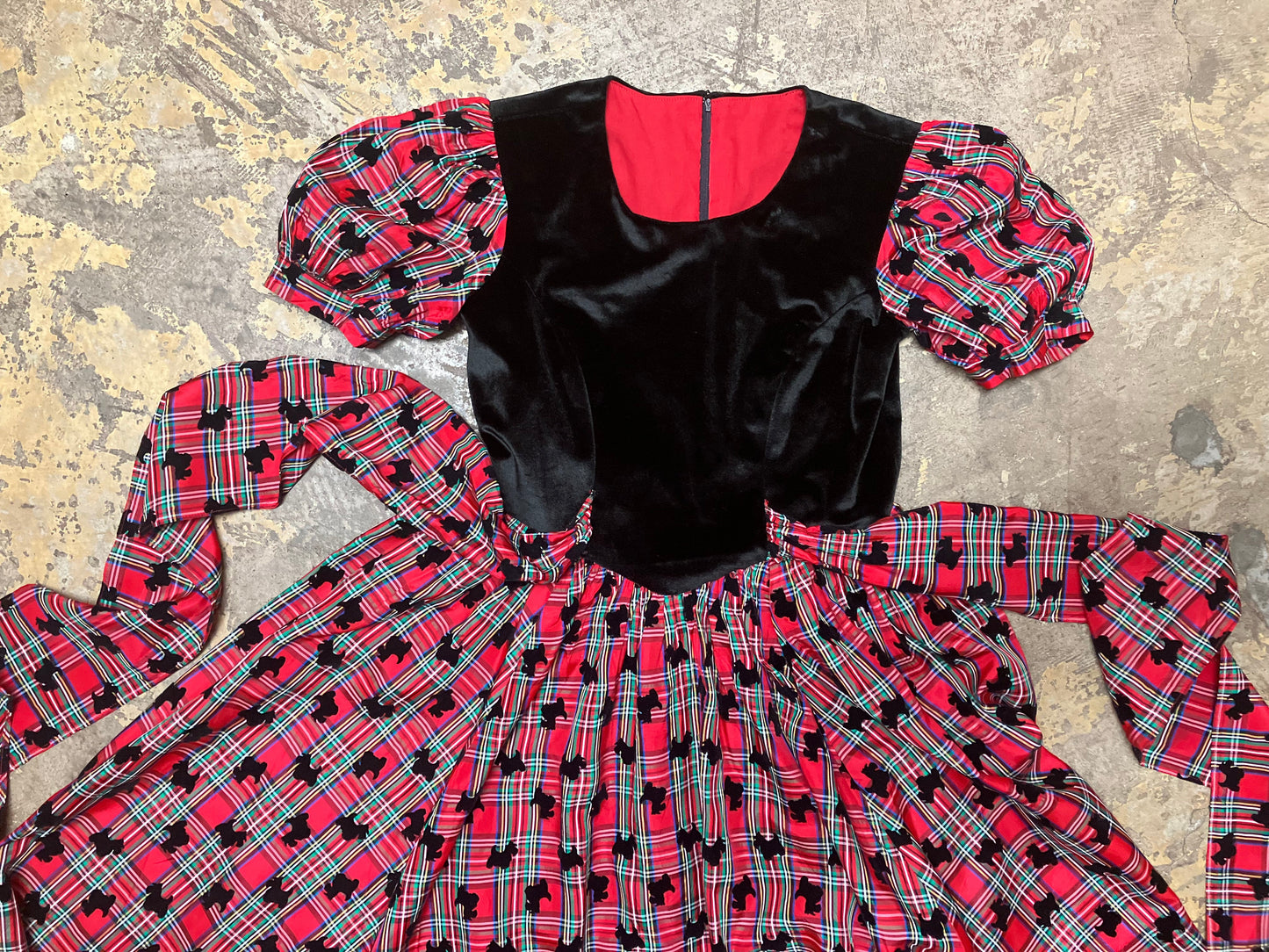 Scottie of the Highlands Holiday Gown