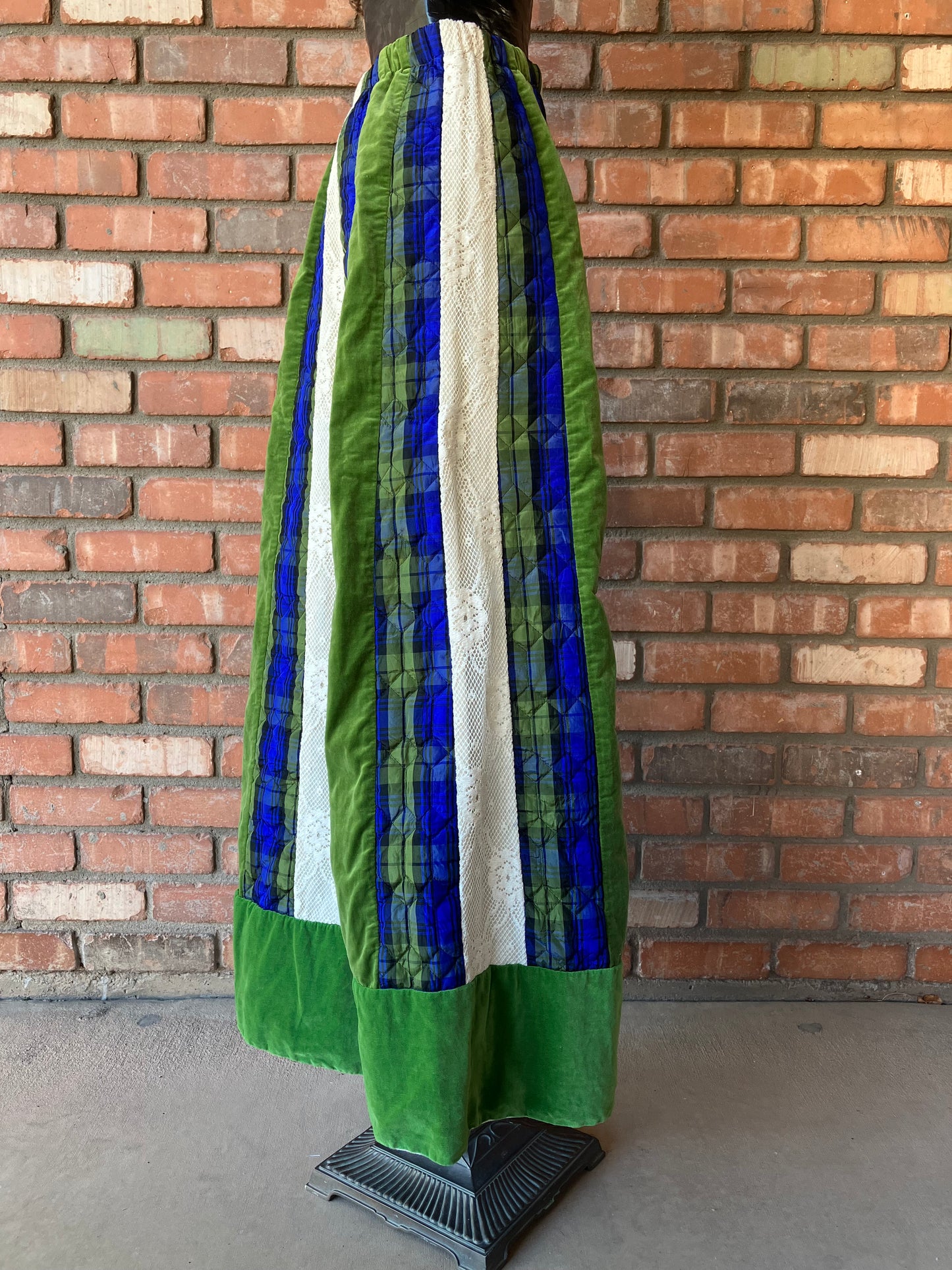 Chessa Davis Velvet Maxi Skirt