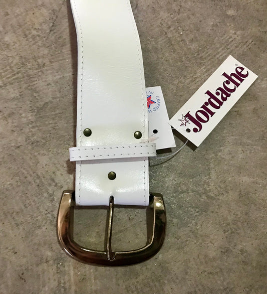 White Vintage Jordache Belt