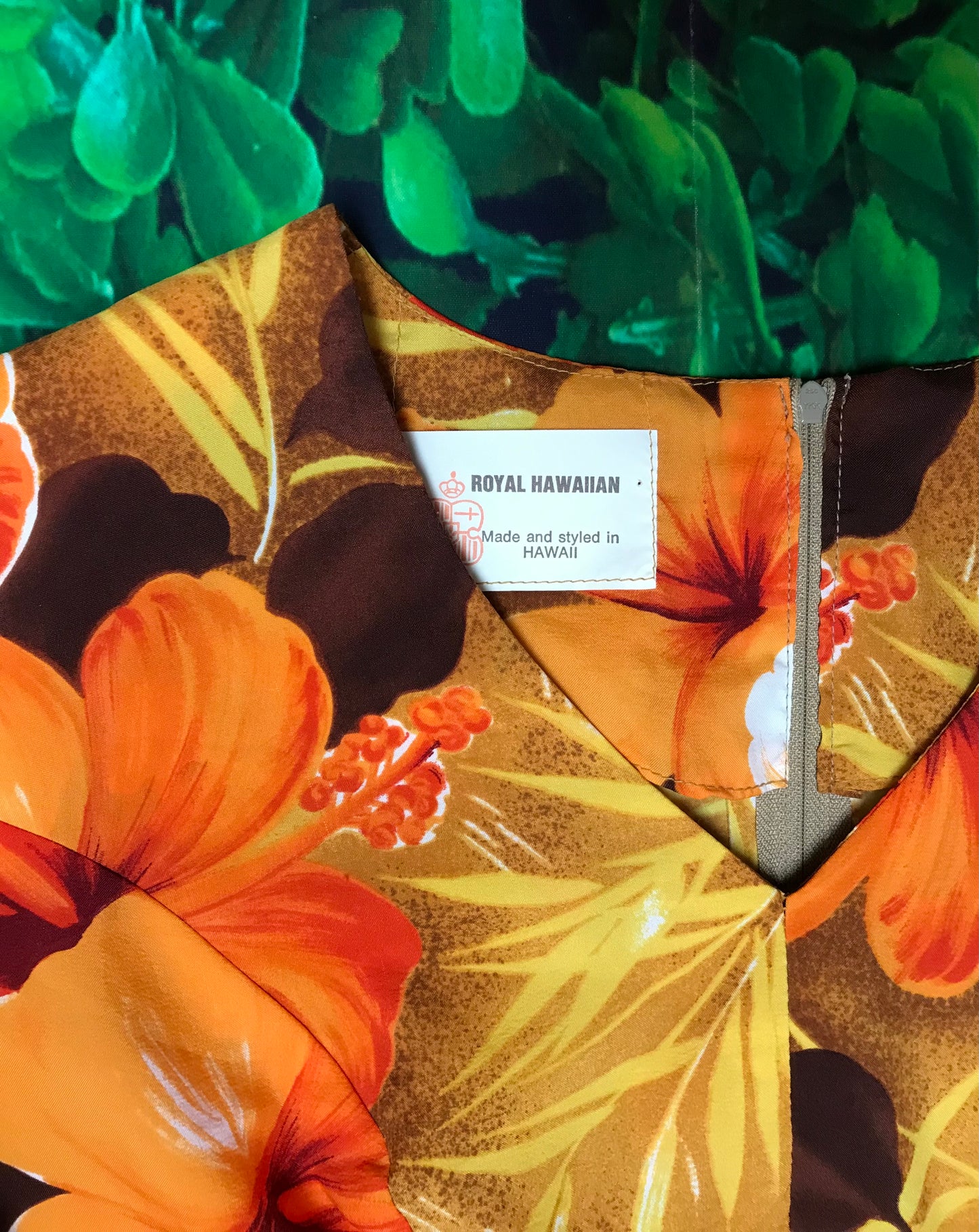 Hottie in Hibiscus Hawaiian Dress