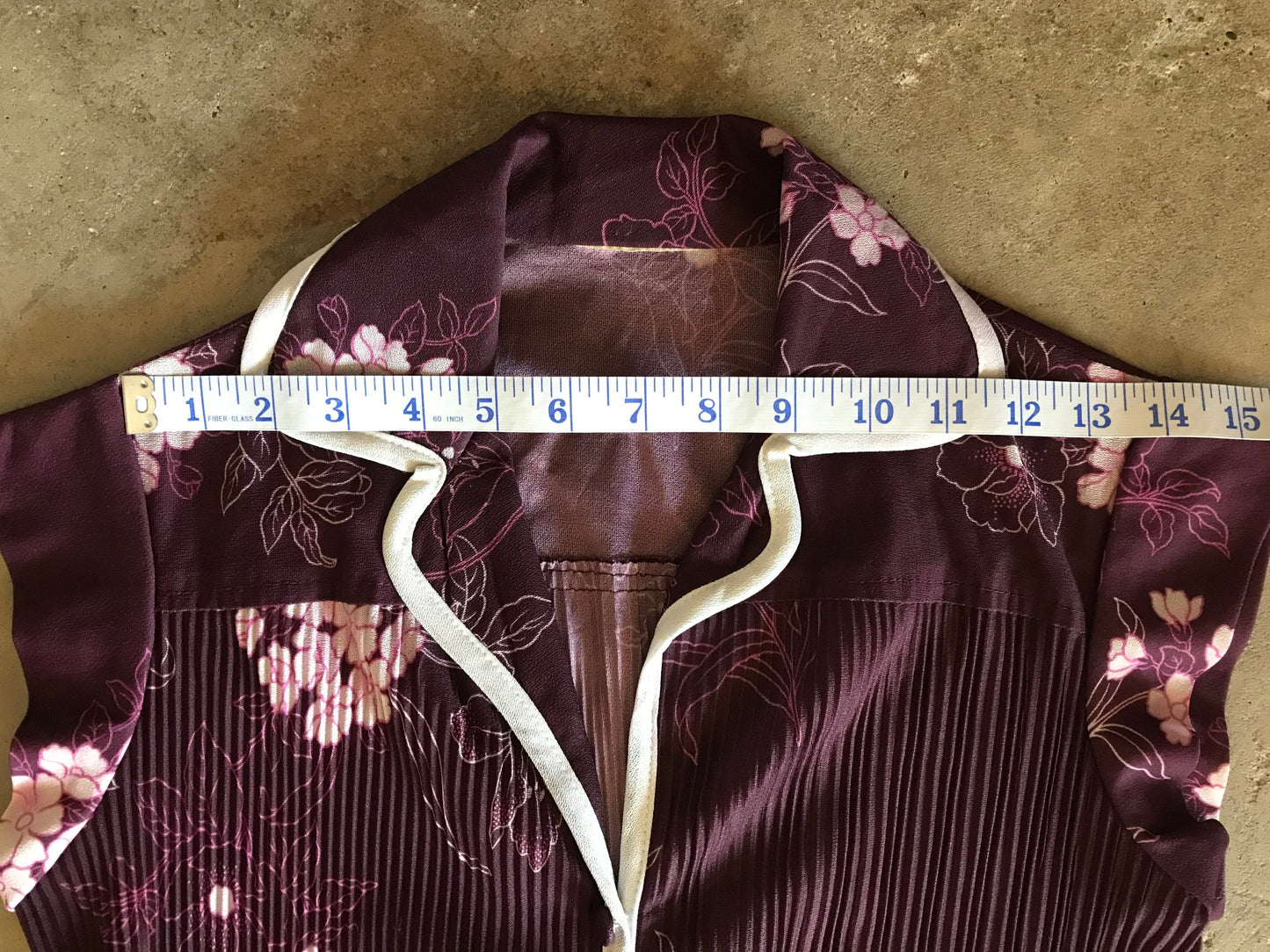 80's Pleasantly Plum A-Line Dress