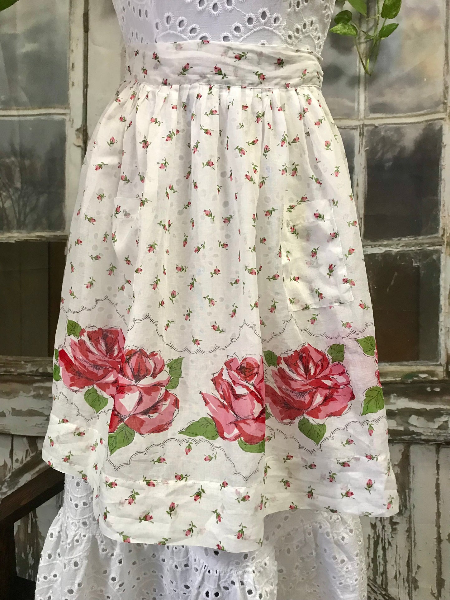 "She Blooms" Apron