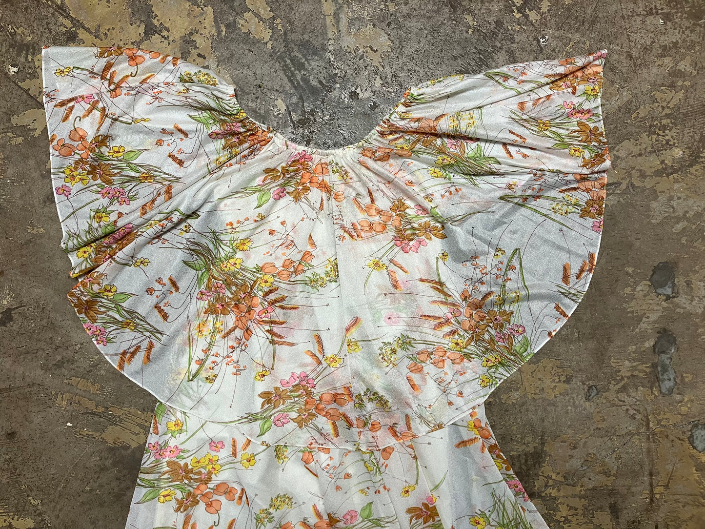 Off the Shoulder 70’s Maxi