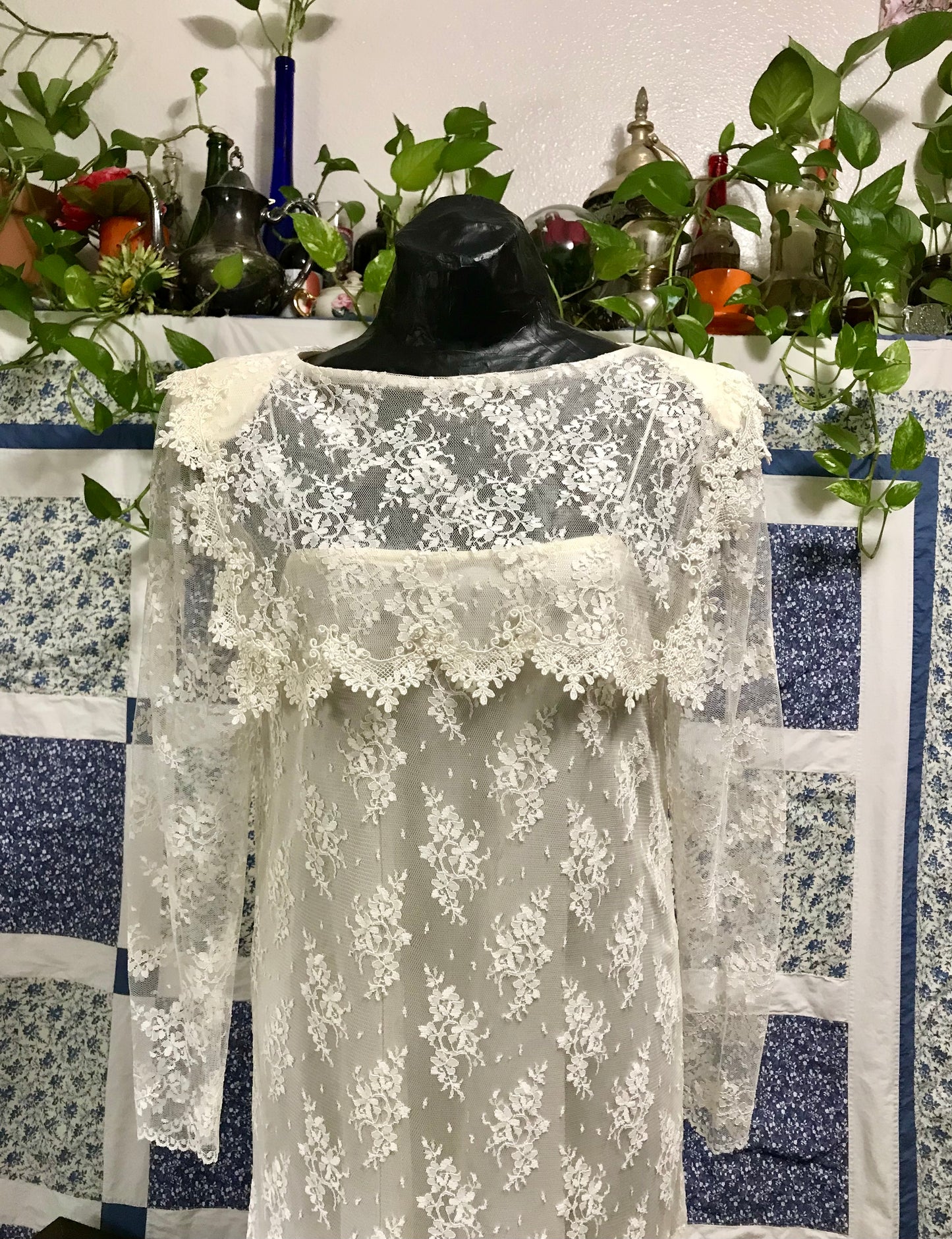 90's Lace Slip Dress by Jessica McClintock