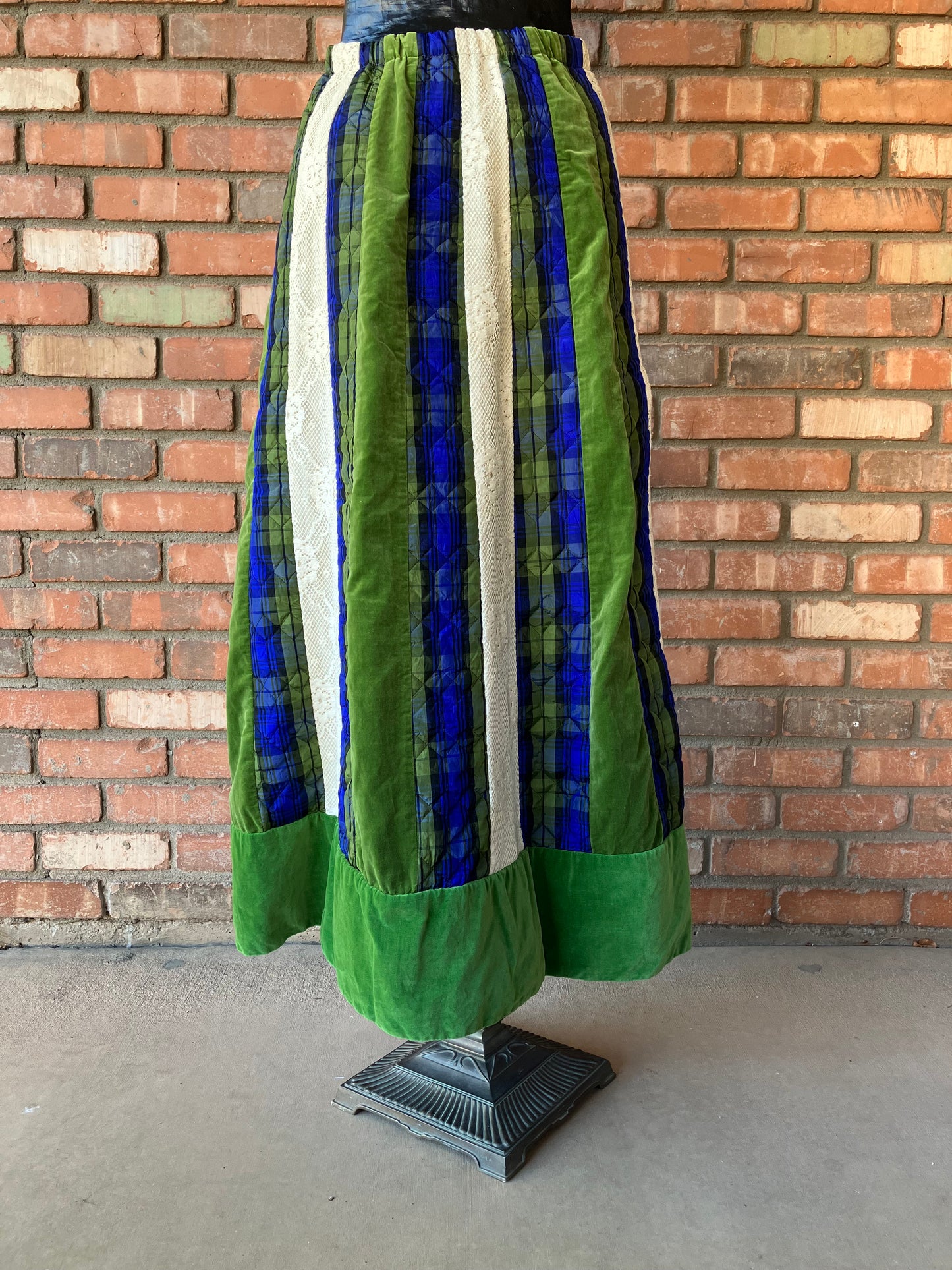 Chessa Davis Velvet Maxi Skirt