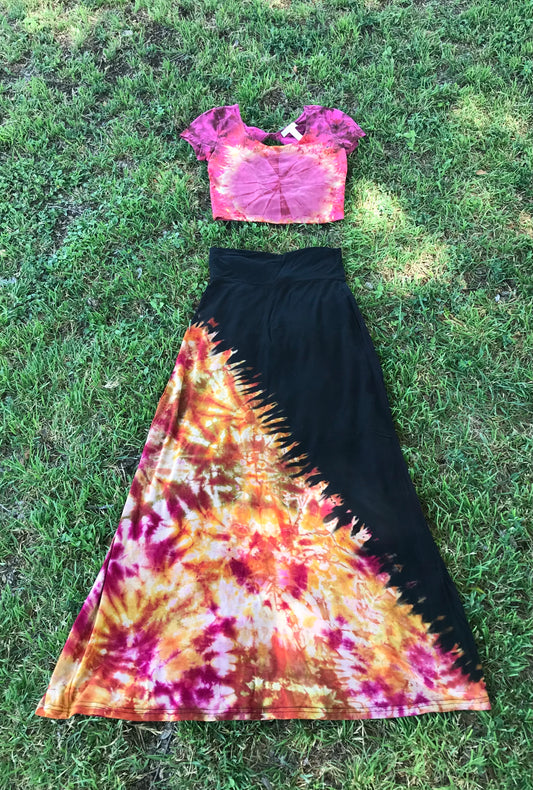 Summer Sunset Maxi Skirt