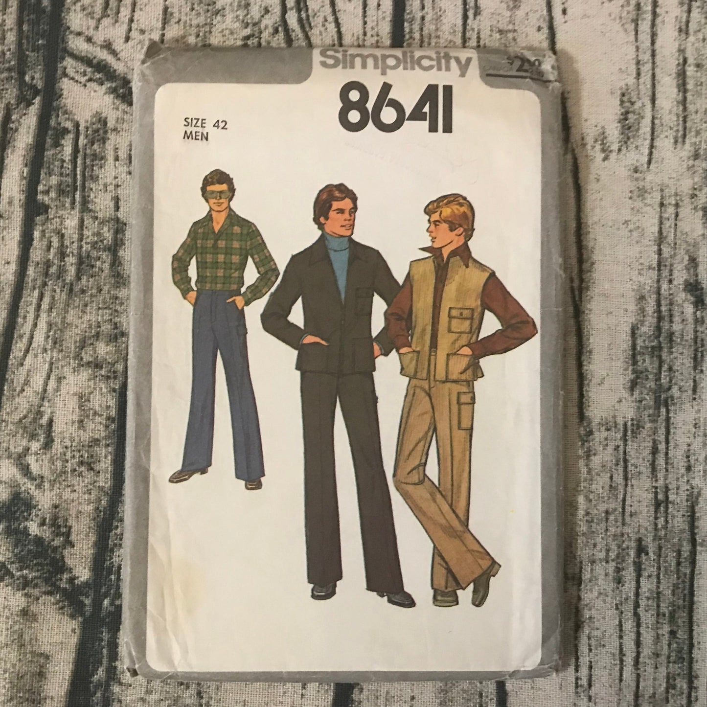 Simplicity 8641 Men's Pants and Unlined Jacket or Vest