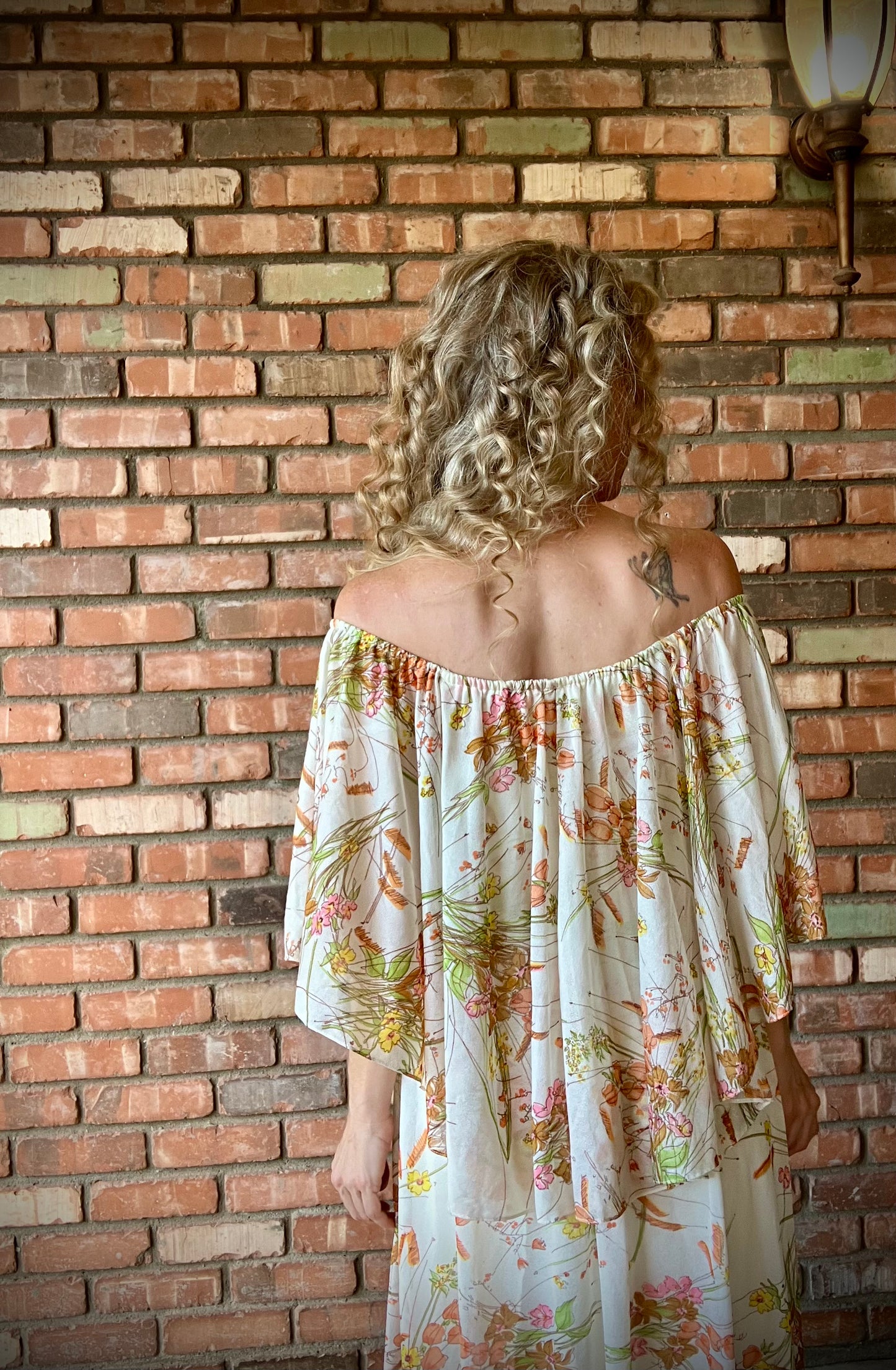 Off the Shoulder 70’s Maxi
