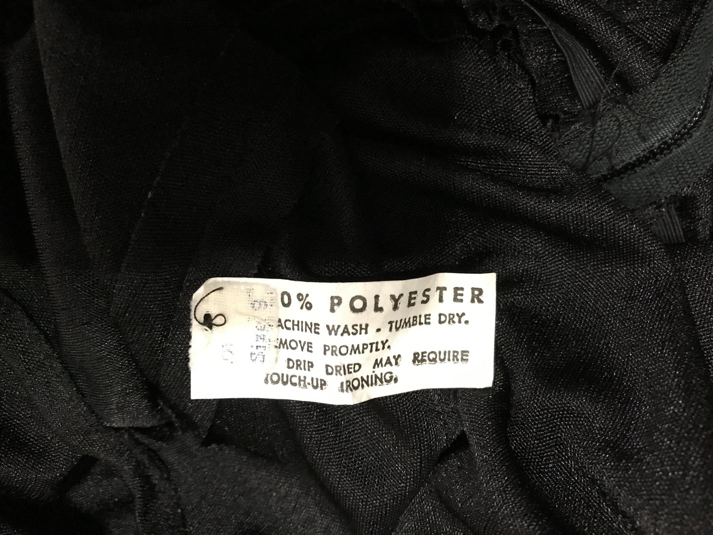 Classic in Black 70's Midi Dress