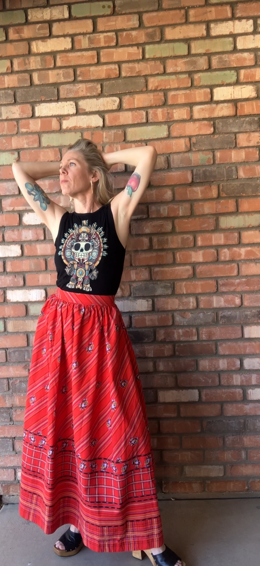 Le Voy’s 70's Cottagecore Maxi Skirt