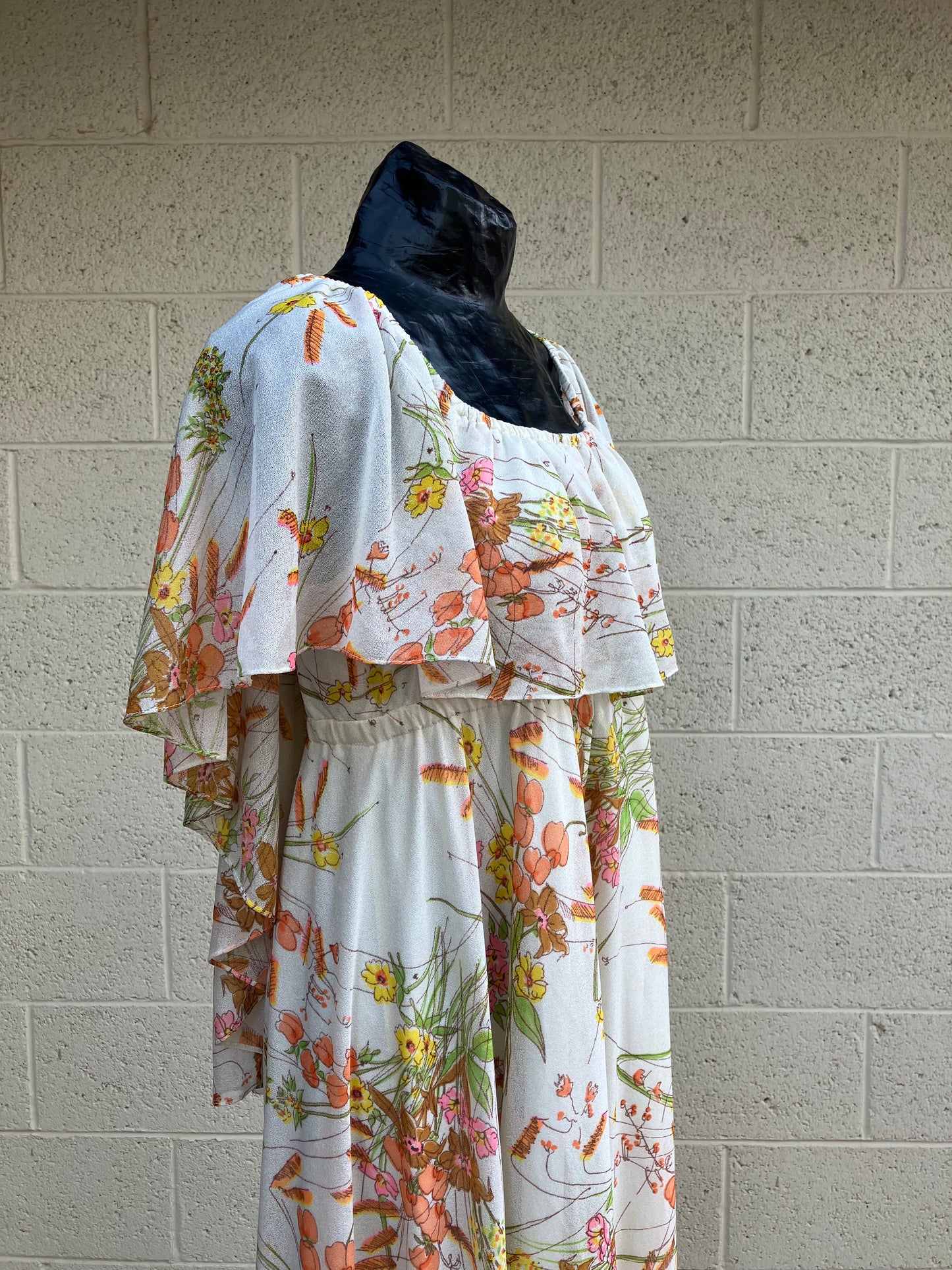 Off the Shoulder 70’s Maxi