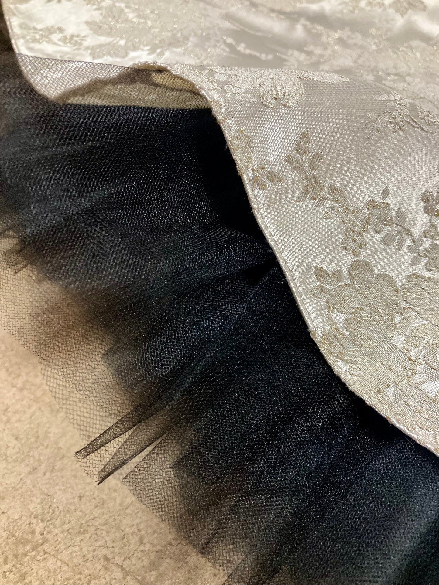 Brocade Floral Cocktail Dress by Jessica McClintock for Gunne Sax