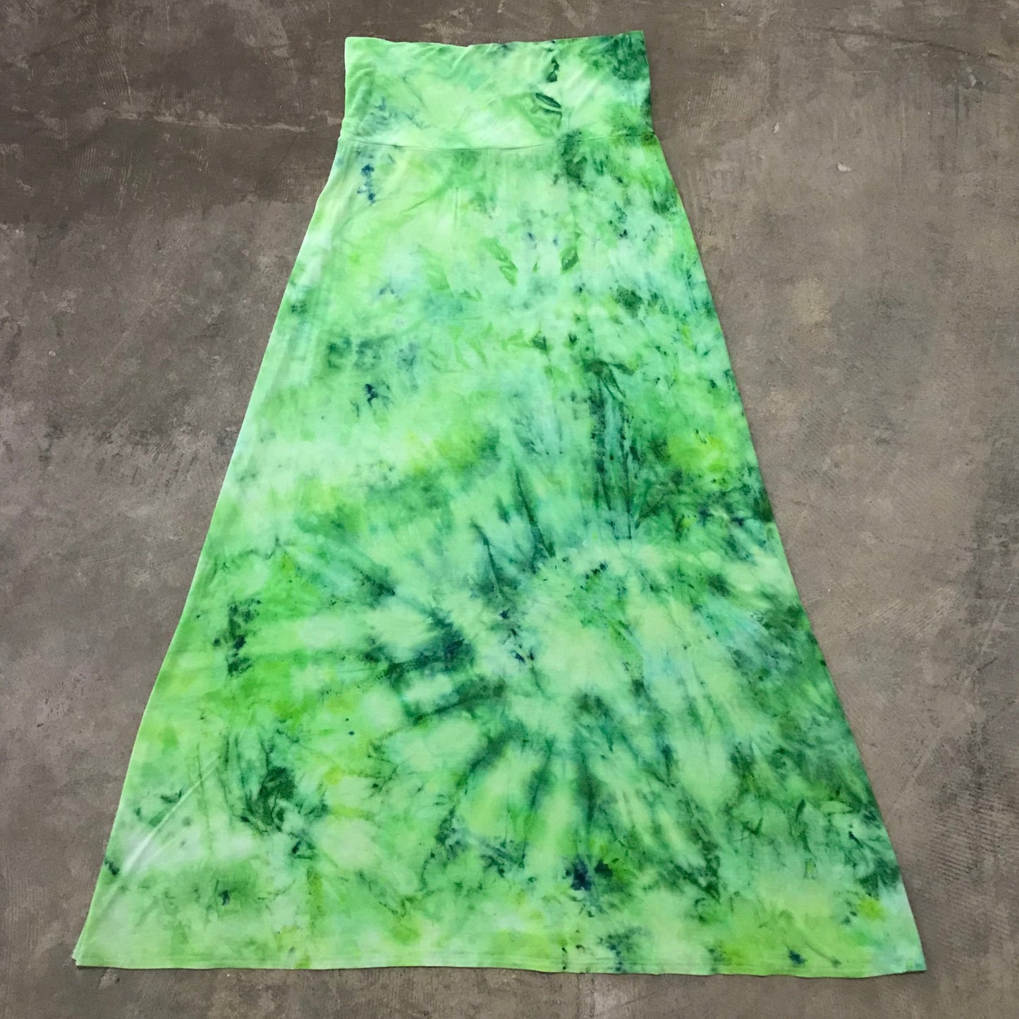 Green Envy Maxi Skirt