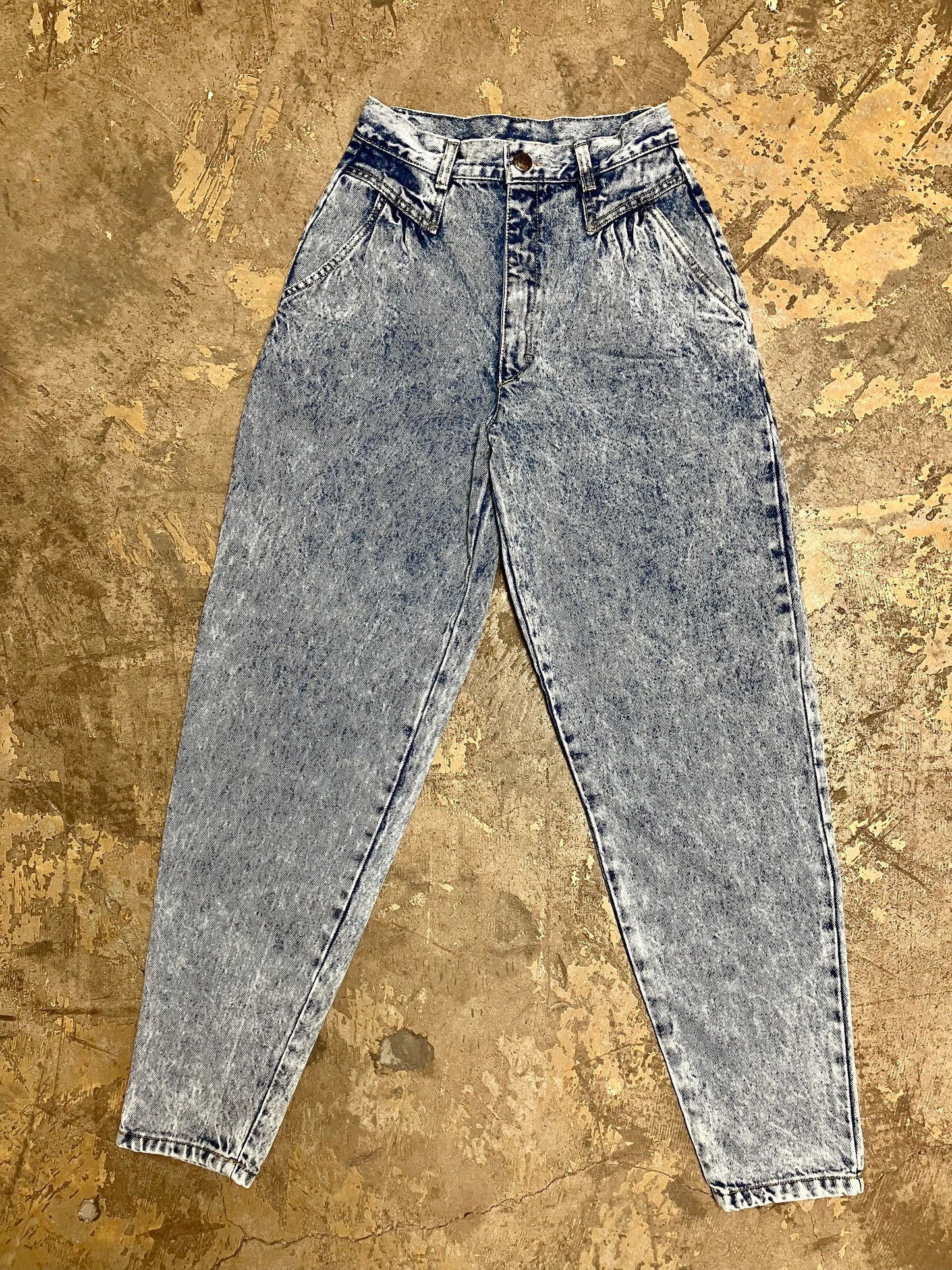 80's Acid-wash High Waisted Jeans by Cherokee
