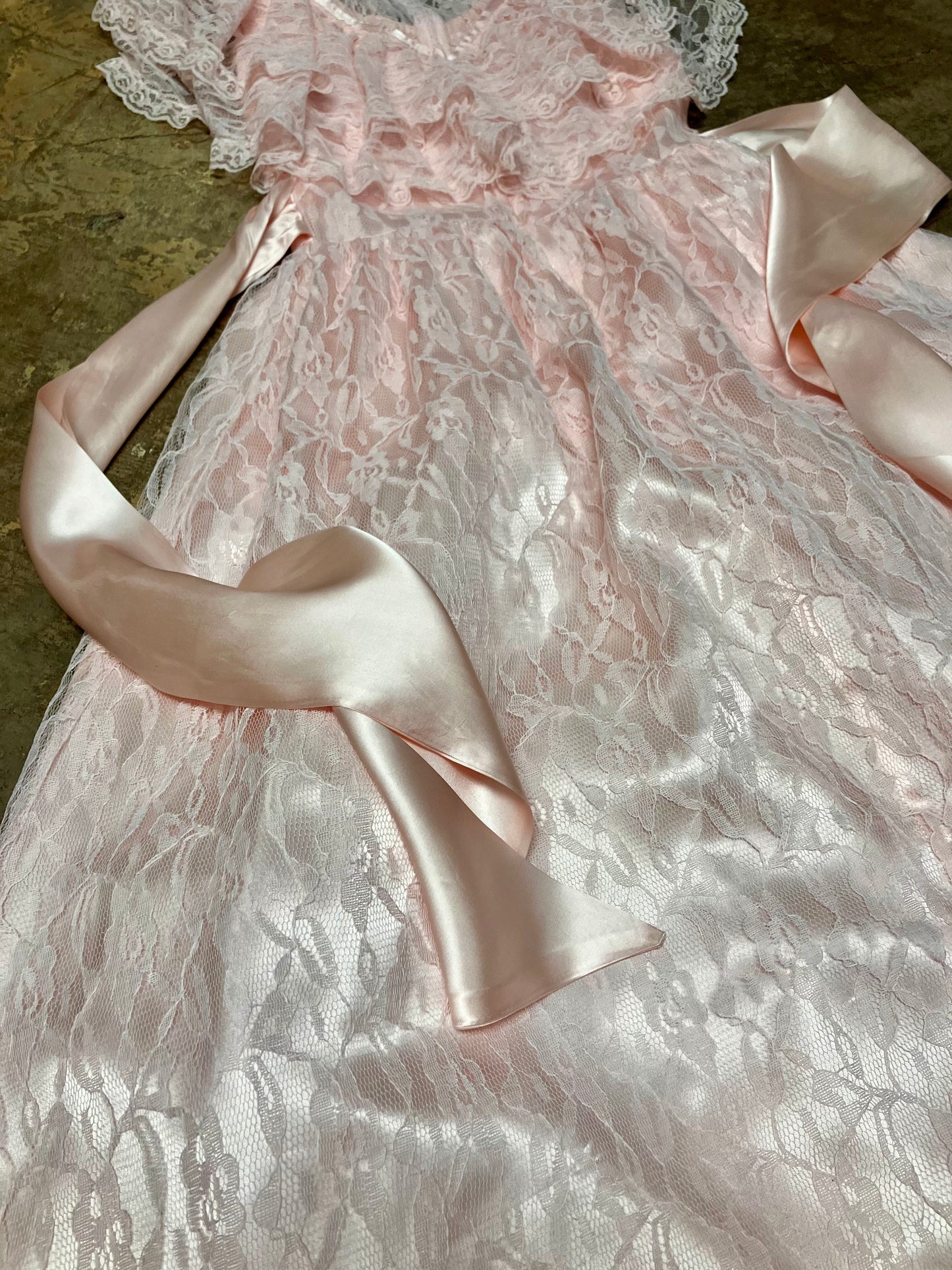 Pink Lace Prairie Princess Dress