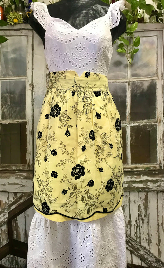 Vintage Reversible Yellow Apron