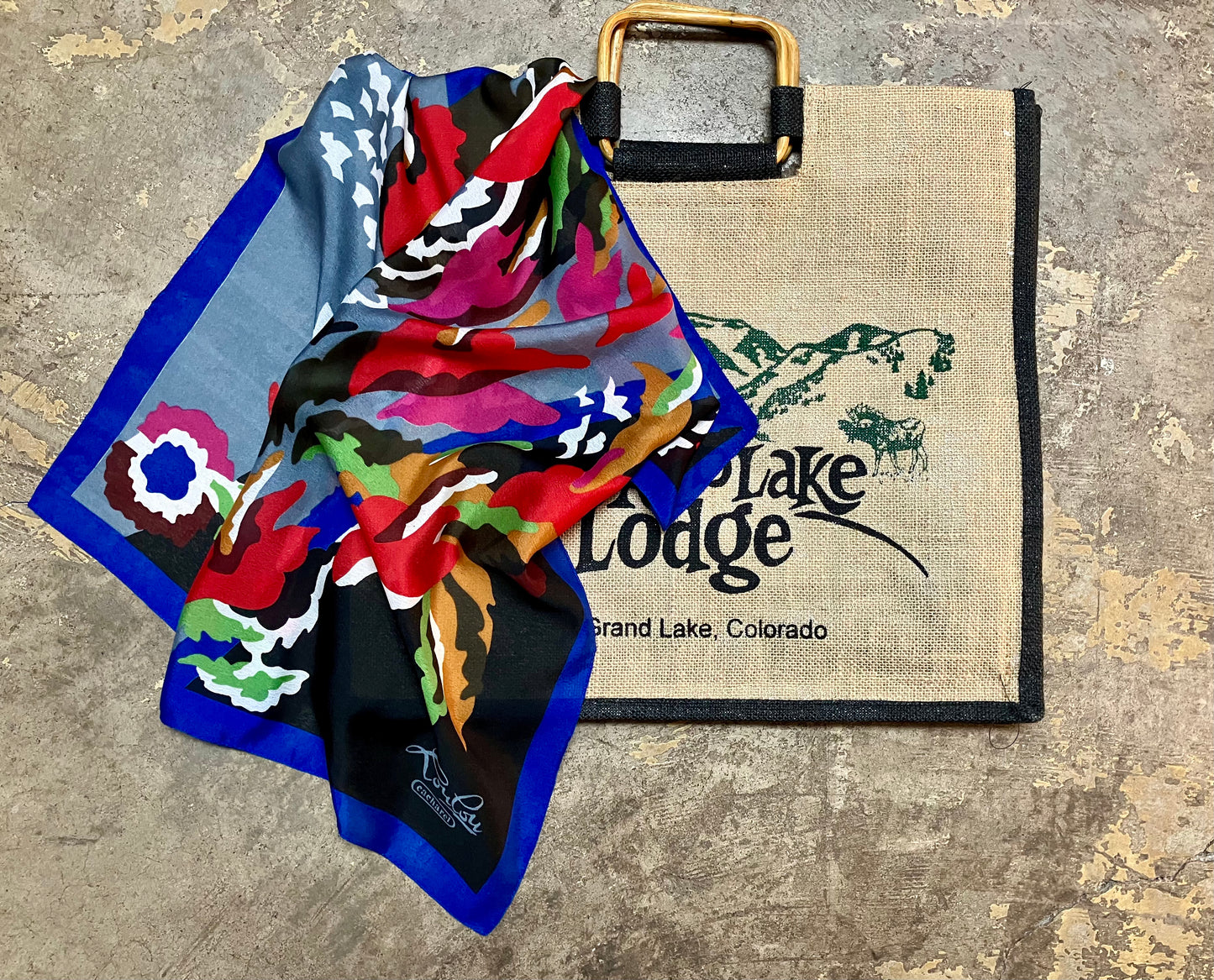 Lou Lou Cacharel 80's Scarf