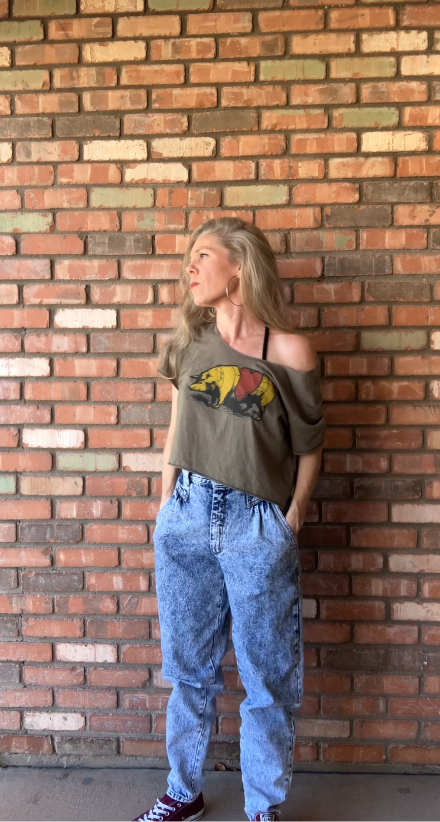 80's Acid-wash High Waisted Jeans by Cherokee