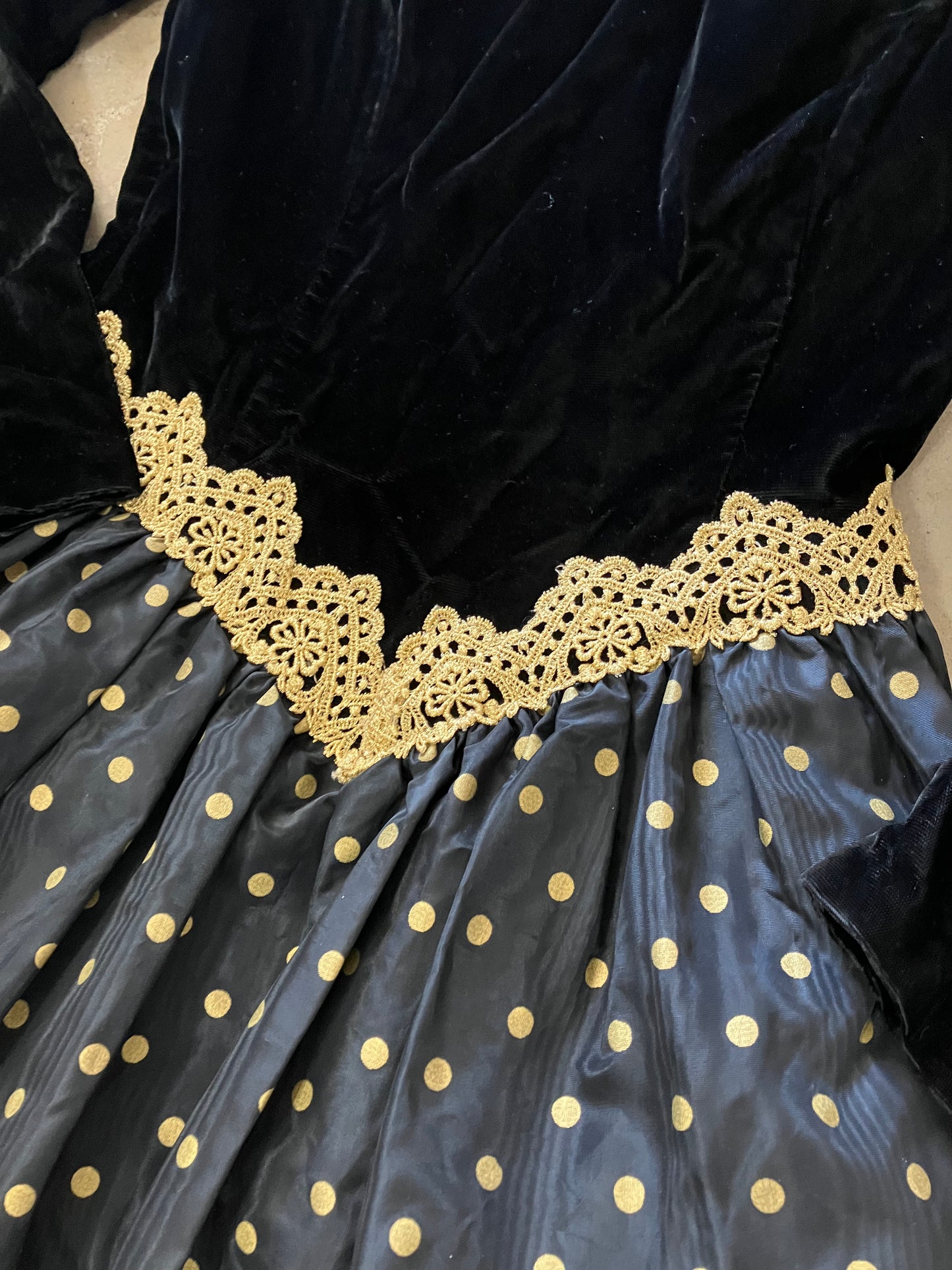 Polka Dots & Puff Sleeves Scott McClintock Party Dress