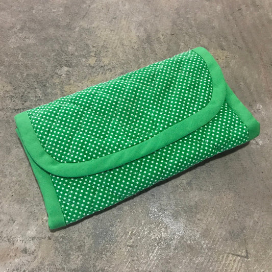 Grandma’s Green Gingham Wallet