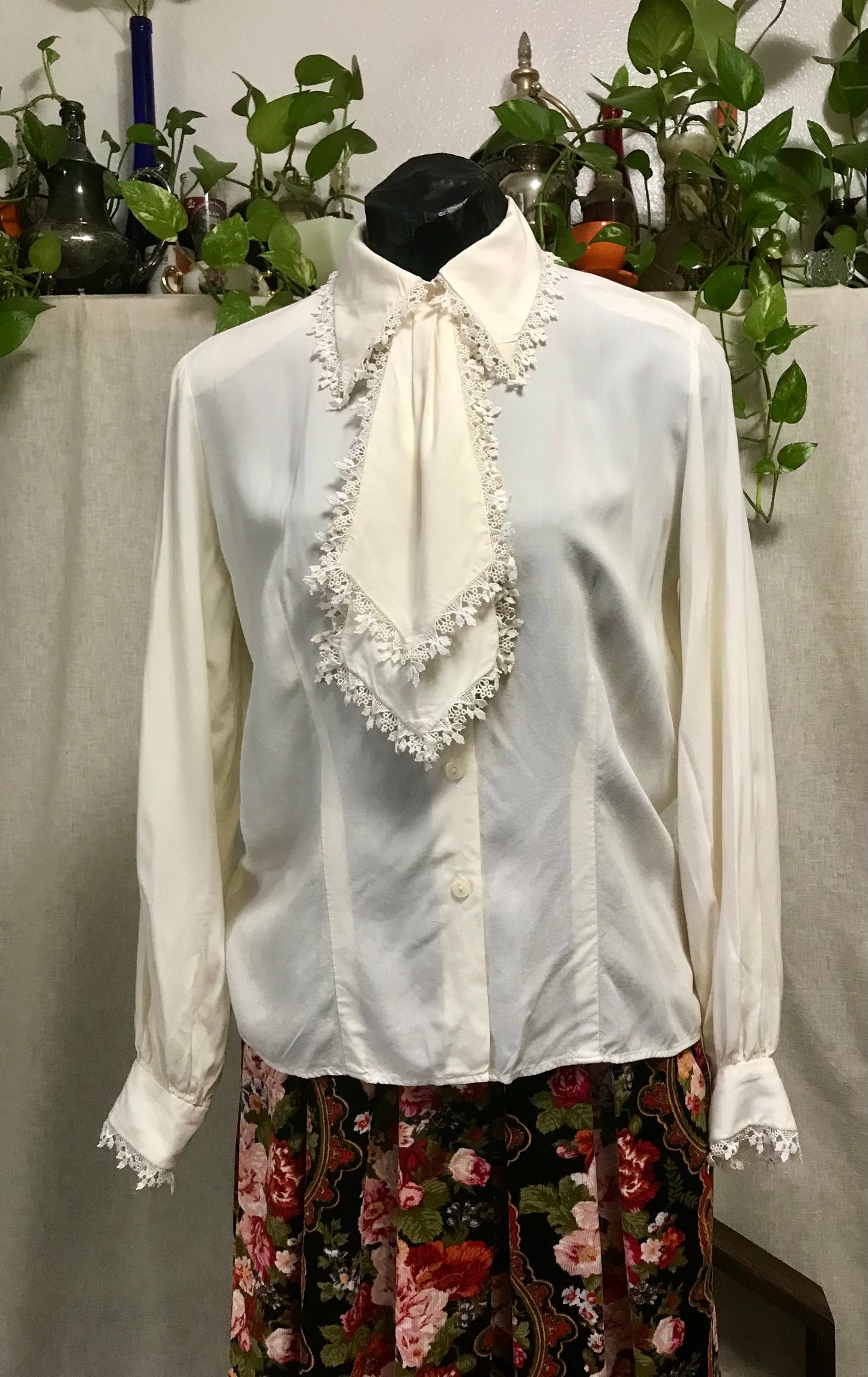 Cream Dream Claiborne Blouse