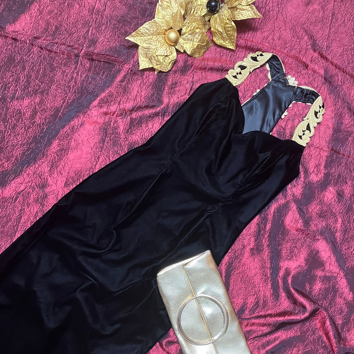 Glam in Gold Evening Gown by Scott McClintock