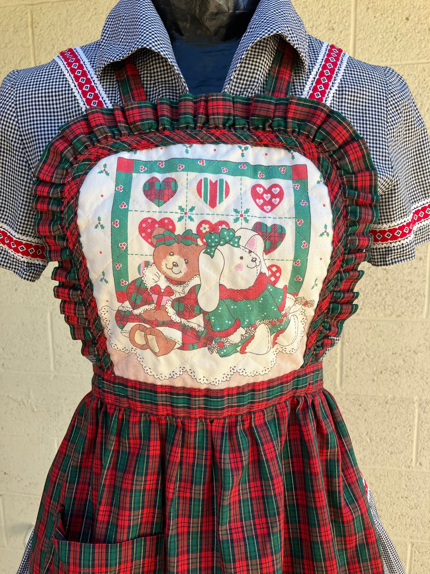 Bear & Bunny Christmas Apron