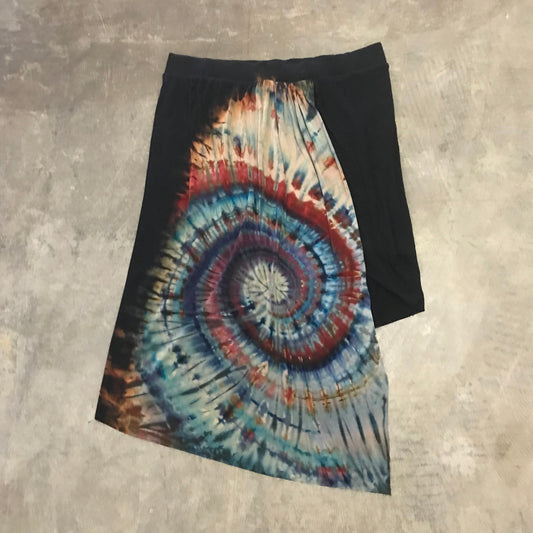 Asymmetrical Reverse Dye Skirt